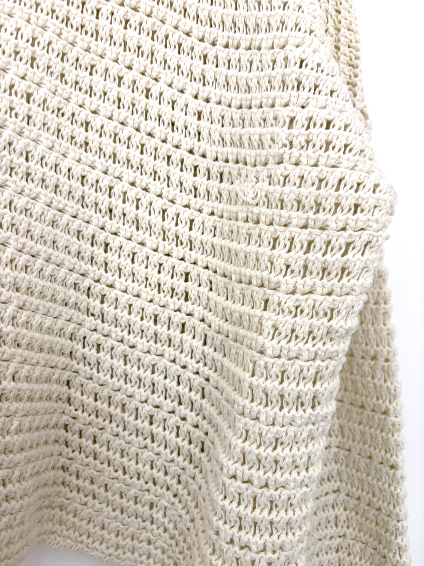 Me+Em Chunky Cotton Open Weave Jumper M