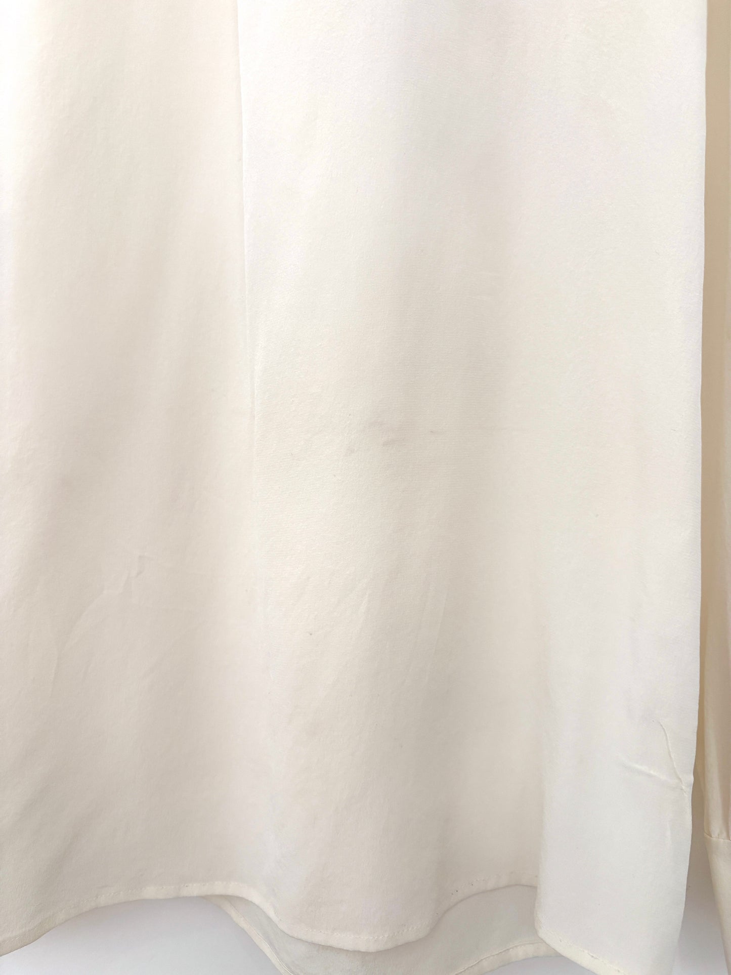 Saint Laurent Silk Lavallière-Neck Blouse S