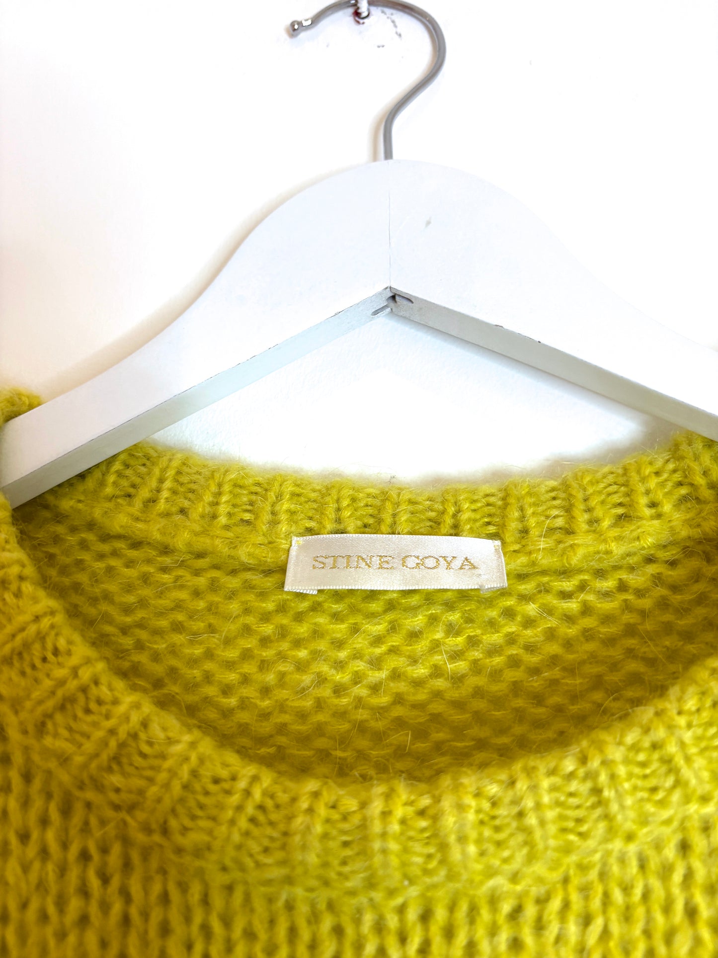 Stine Goya Yellow Mohair Hesper Knit M