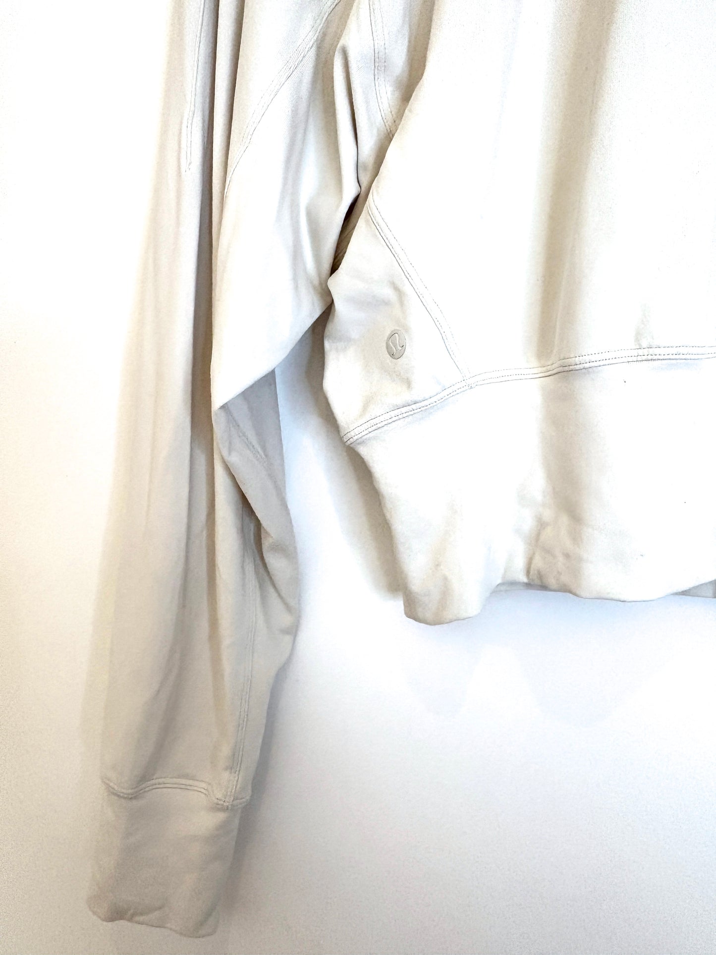 Lululemon Cream Brushed Softstream Jumper UK 8