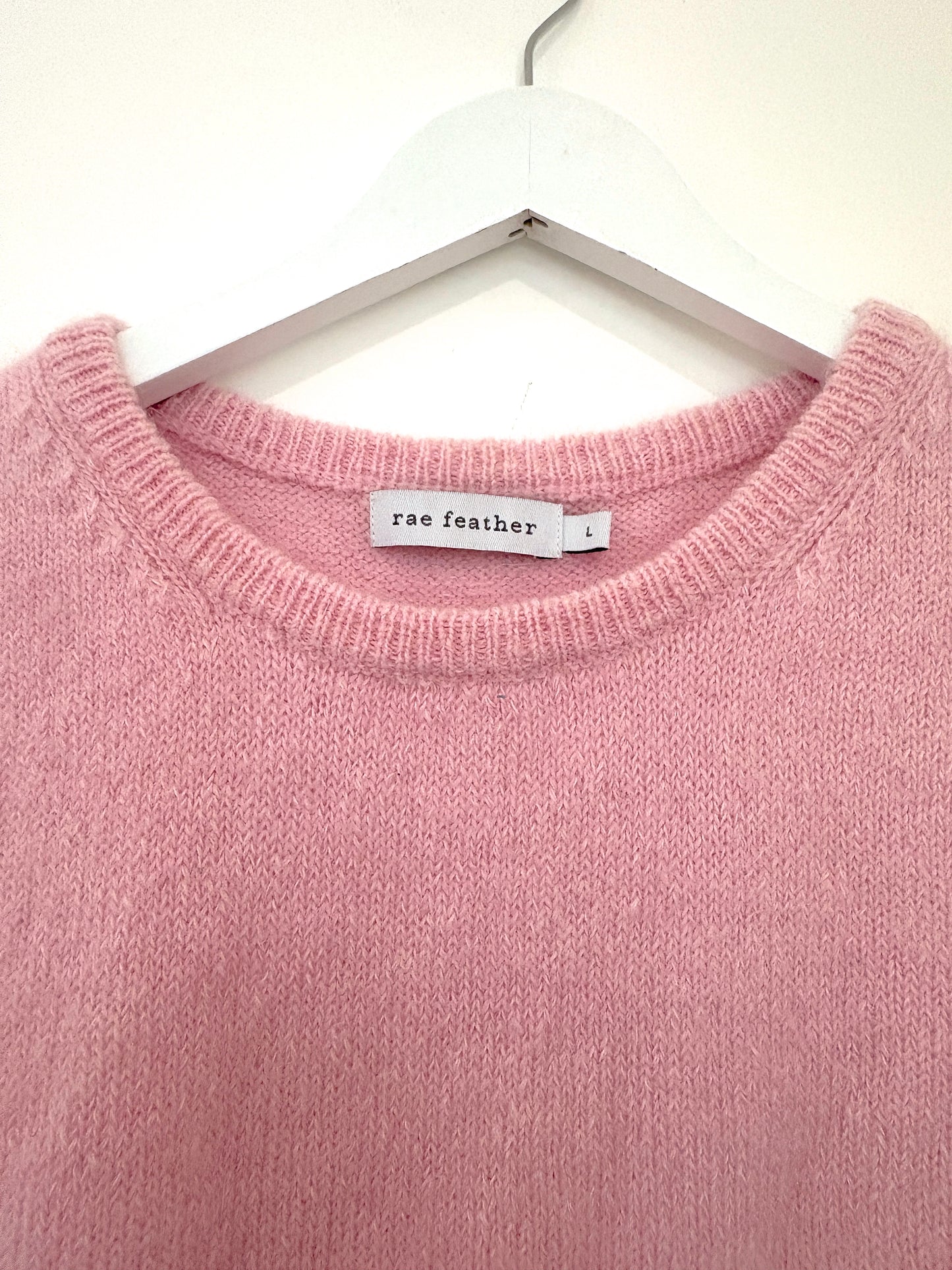 Rae Feather Pink Sleeveless Knit L