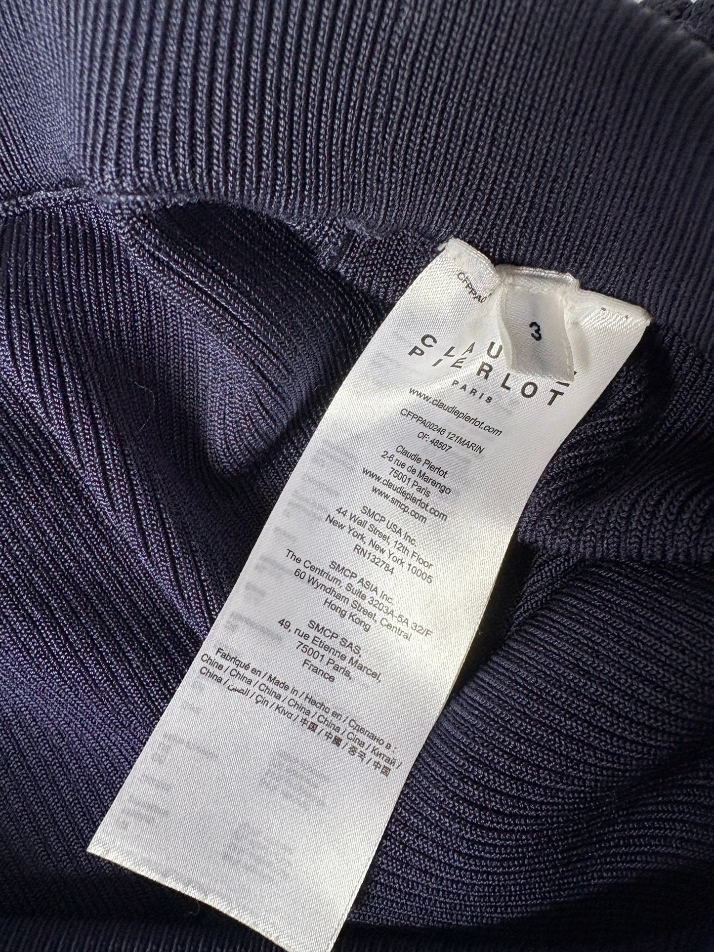 Claudie Pierlot Flared Blue Trousers UK 12