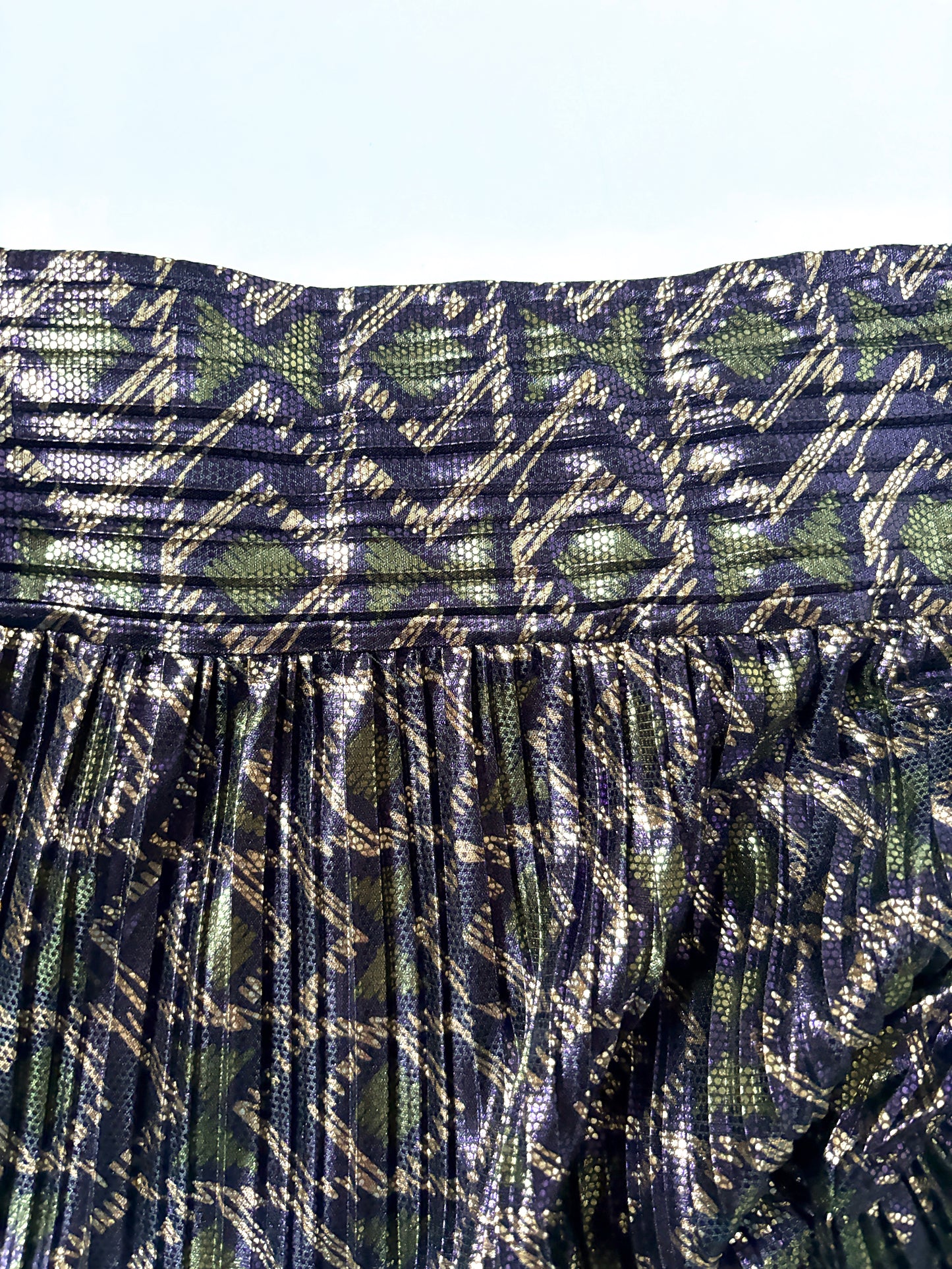 Ba&sh Purple Satin Midi Skirt M