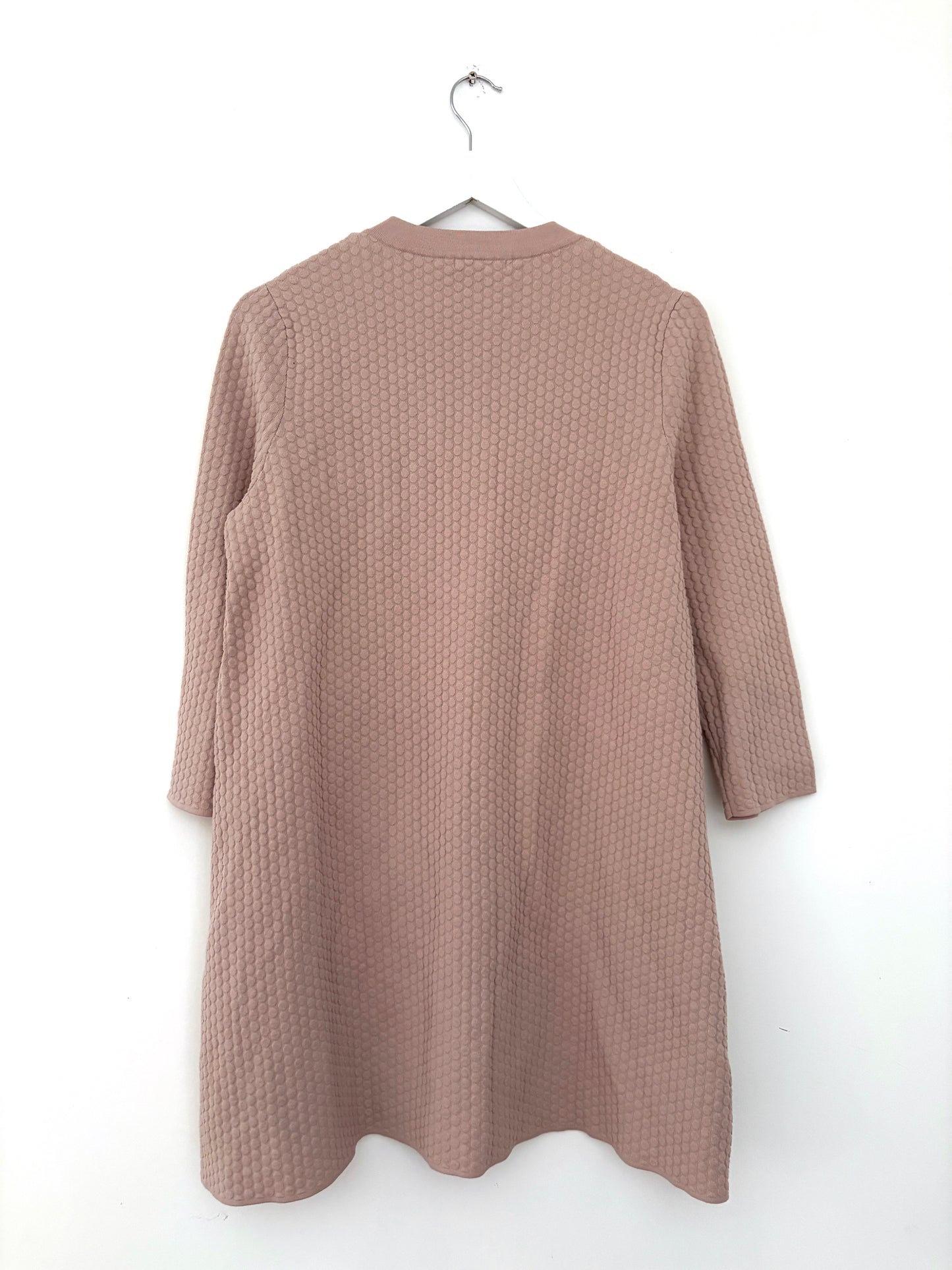 COS Textured Jacquard Long Cardigan Dress Size S
