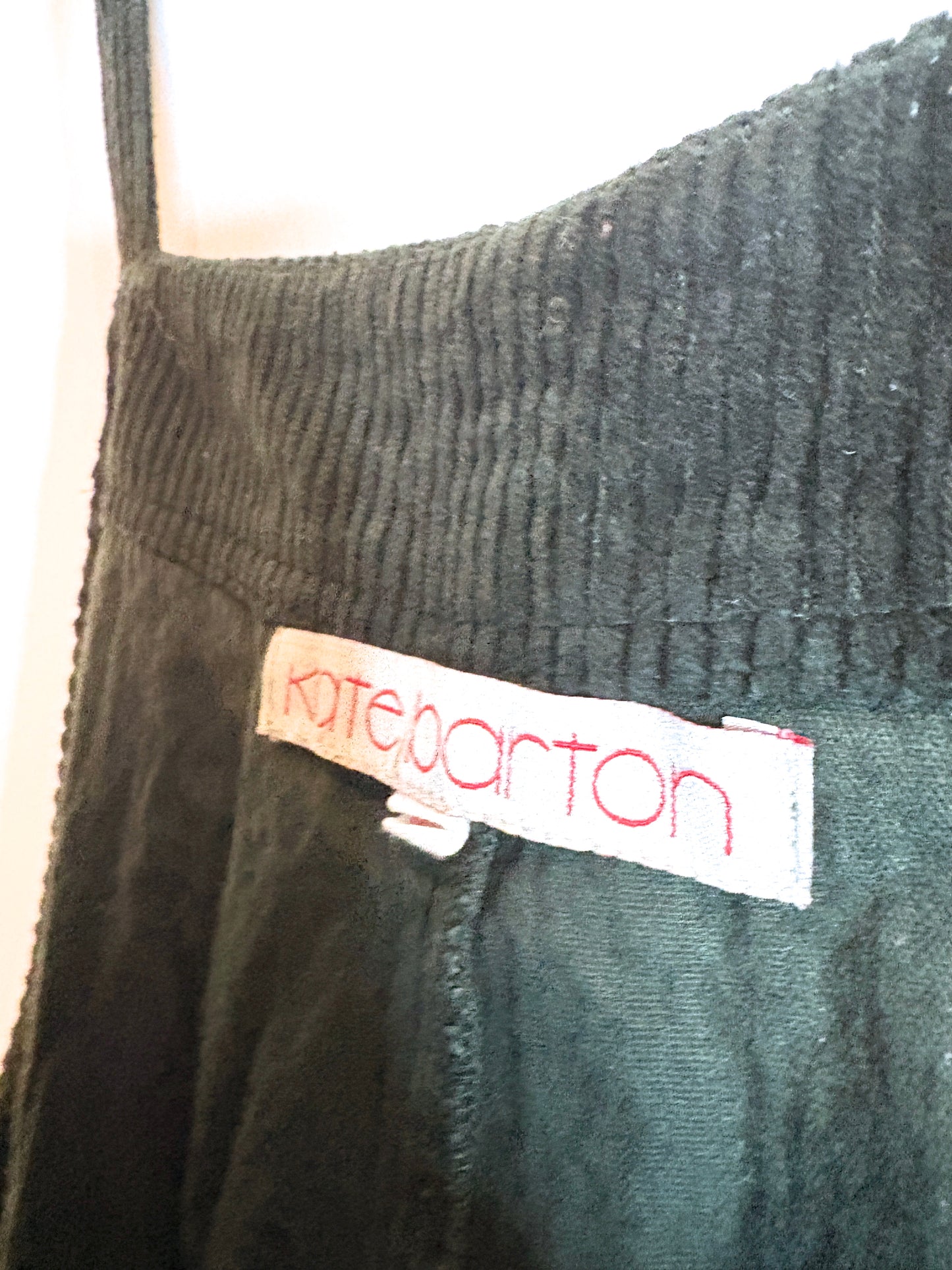 Kate Barton Green Corduroy Dungarees M/L