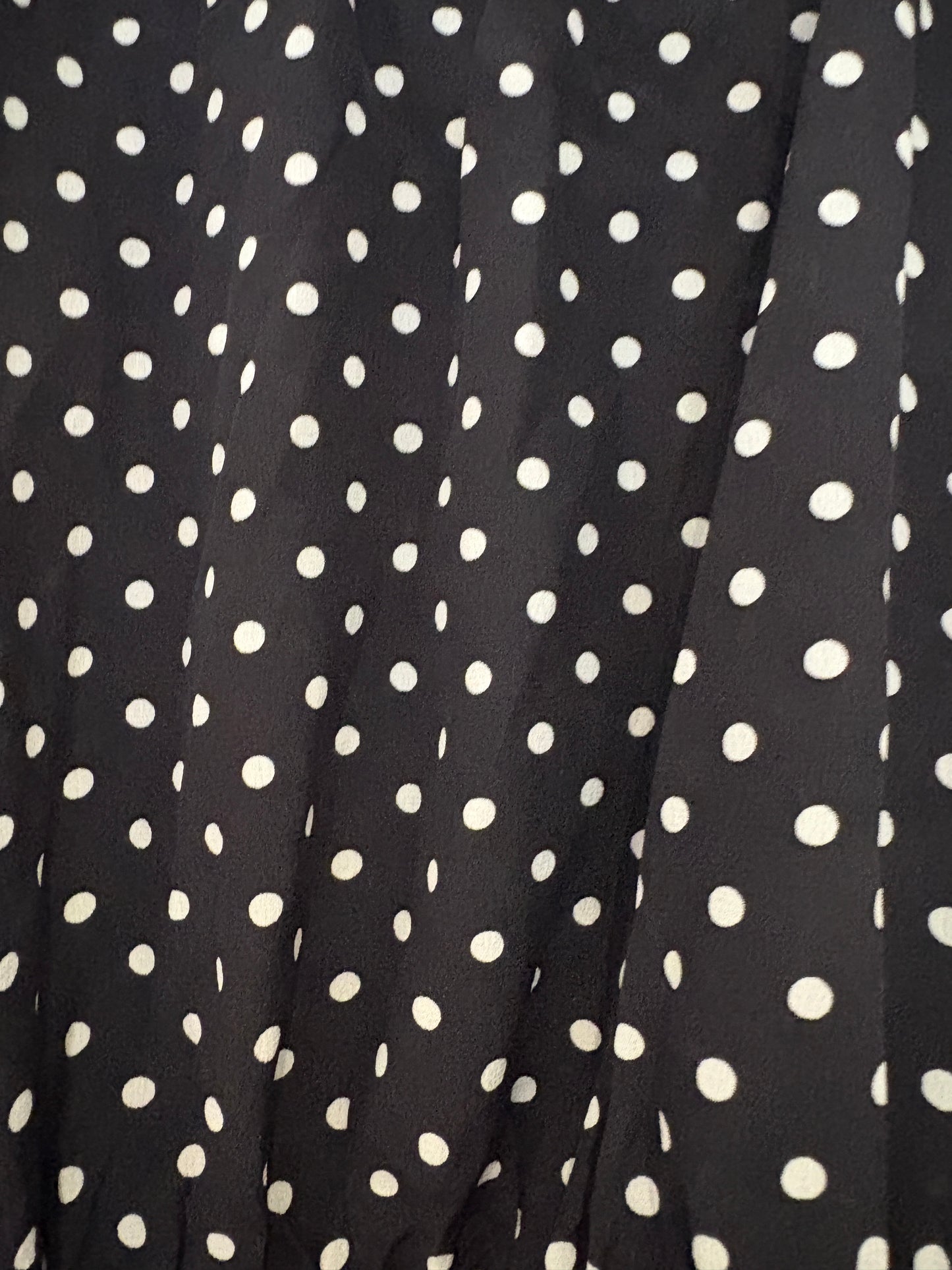 Tara Jarmon Silk Polka Dot Dress UK 8