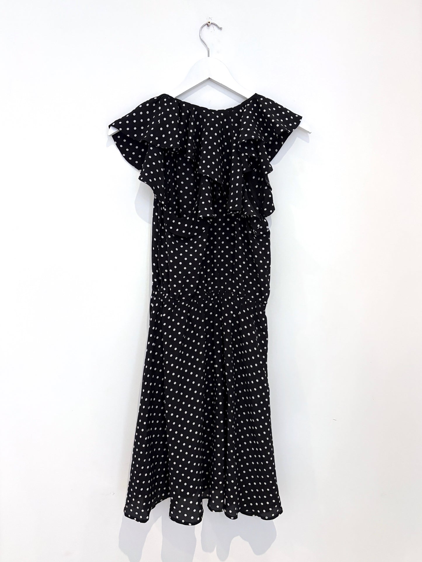 Tara Jarmon Silk Polka Dot Dress UK 8