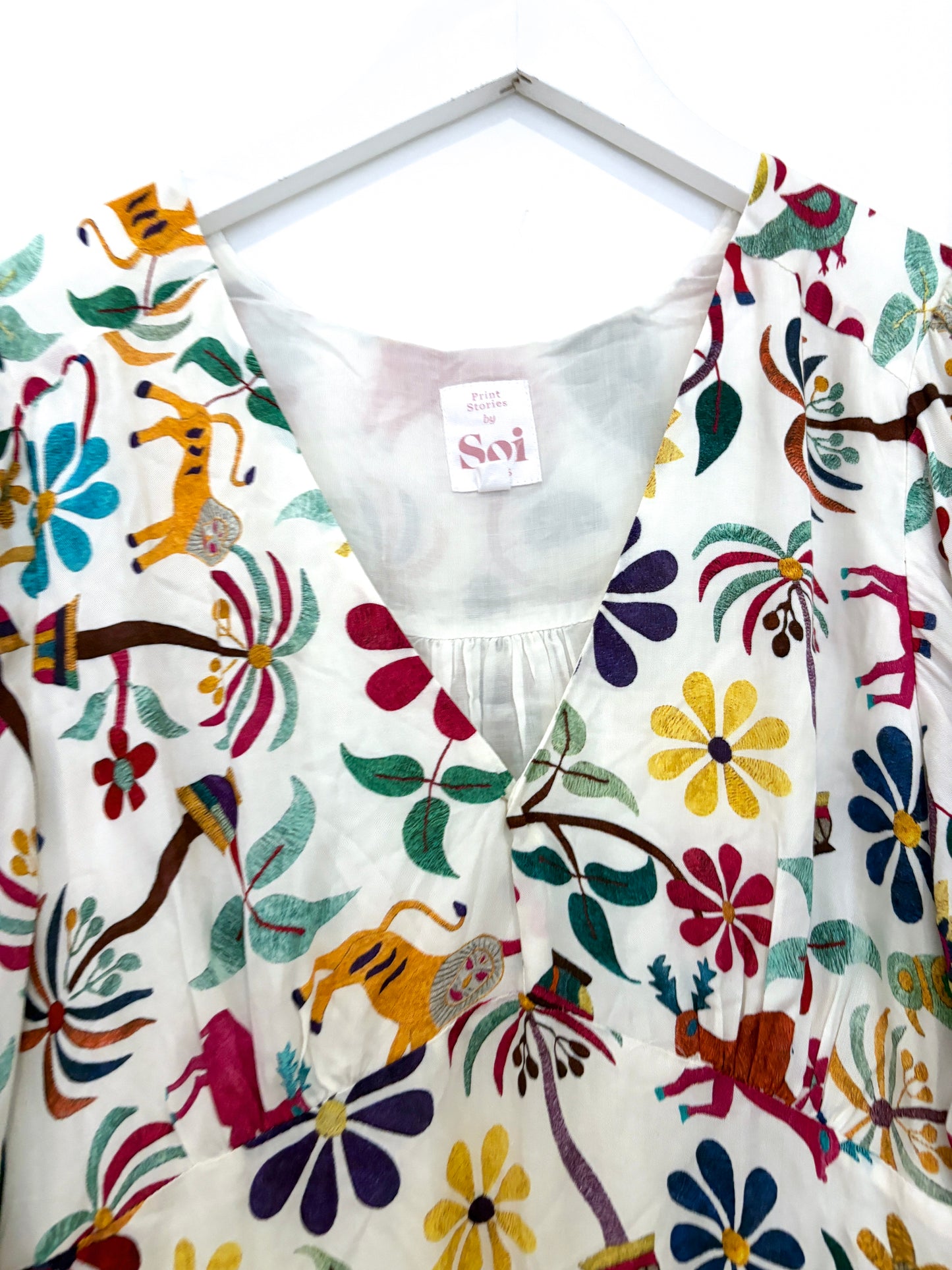 Soi Paris Print Dress UK 10