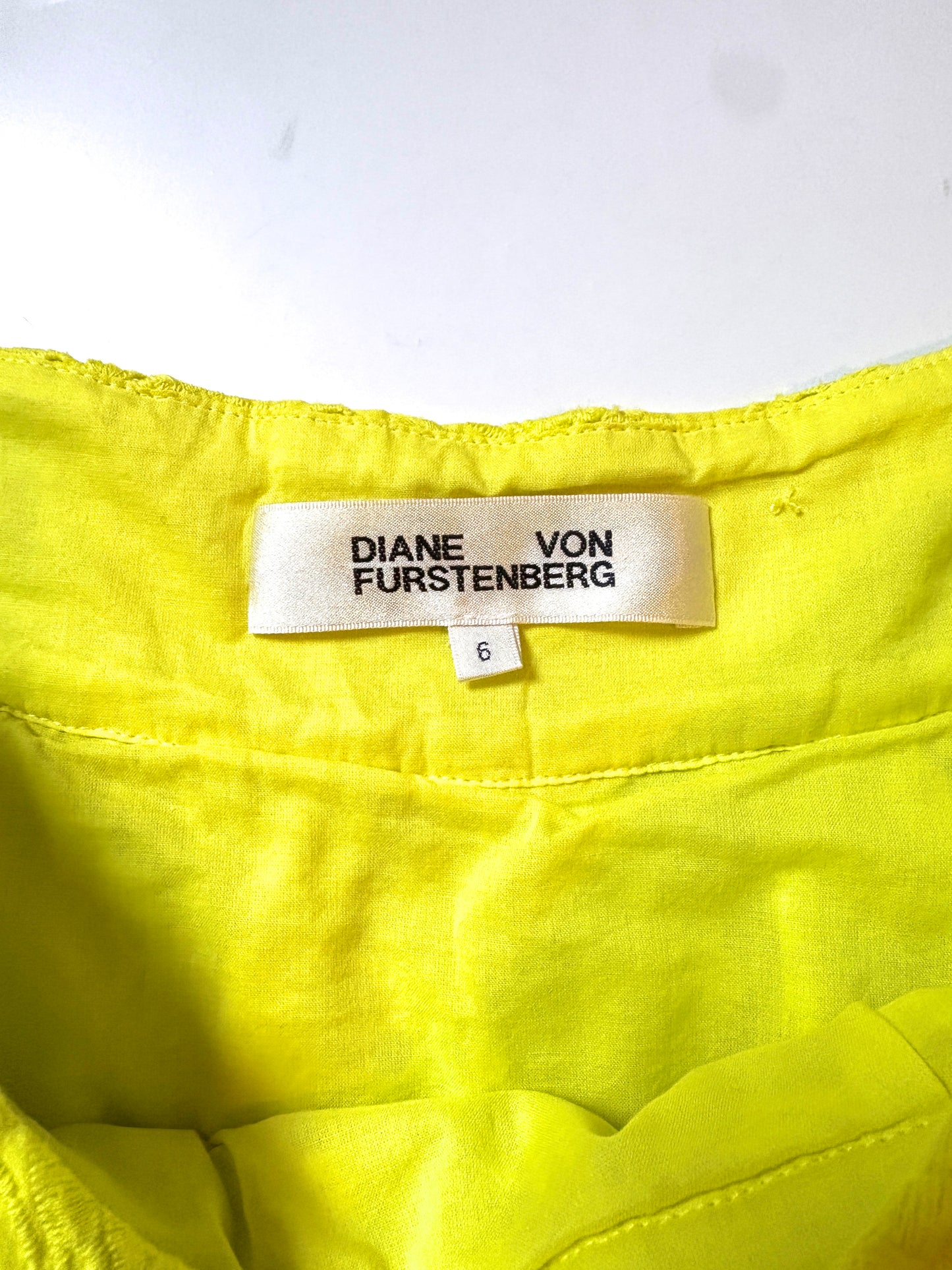 Diane Von Furstenberg Cotton Floral Midi Skirt UK 10