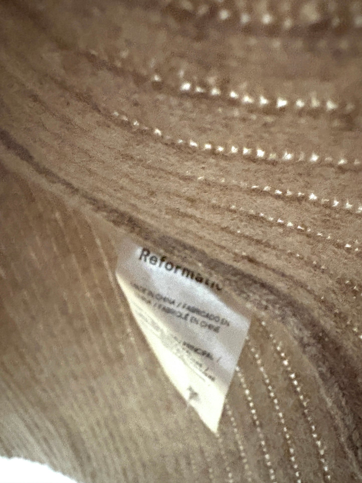 Reformation Coffee Wool Knit M