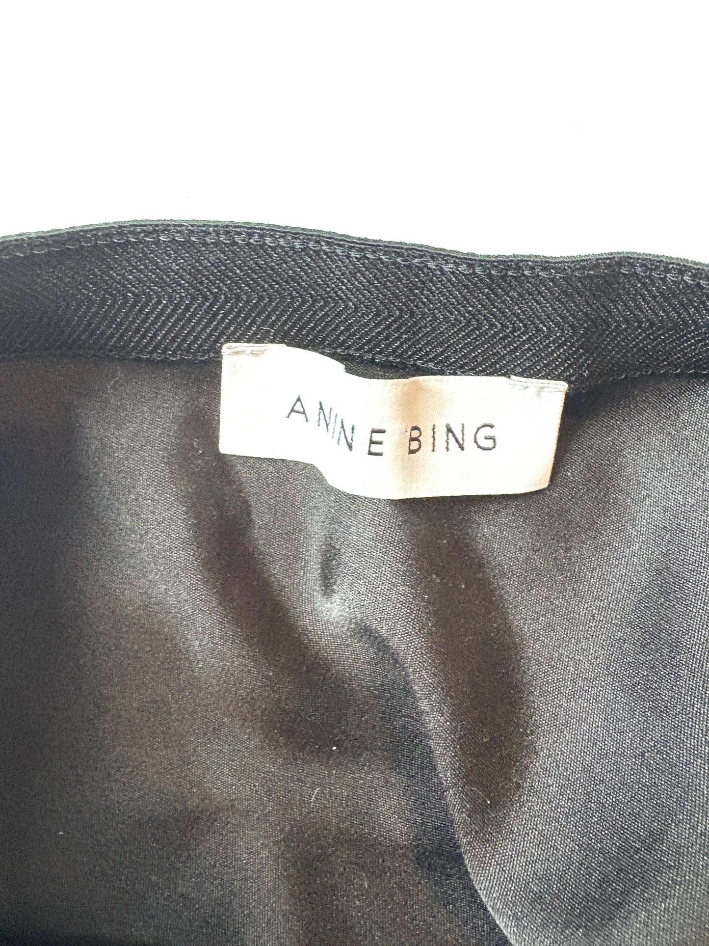 Anine Bing Silk Midi Skirt M