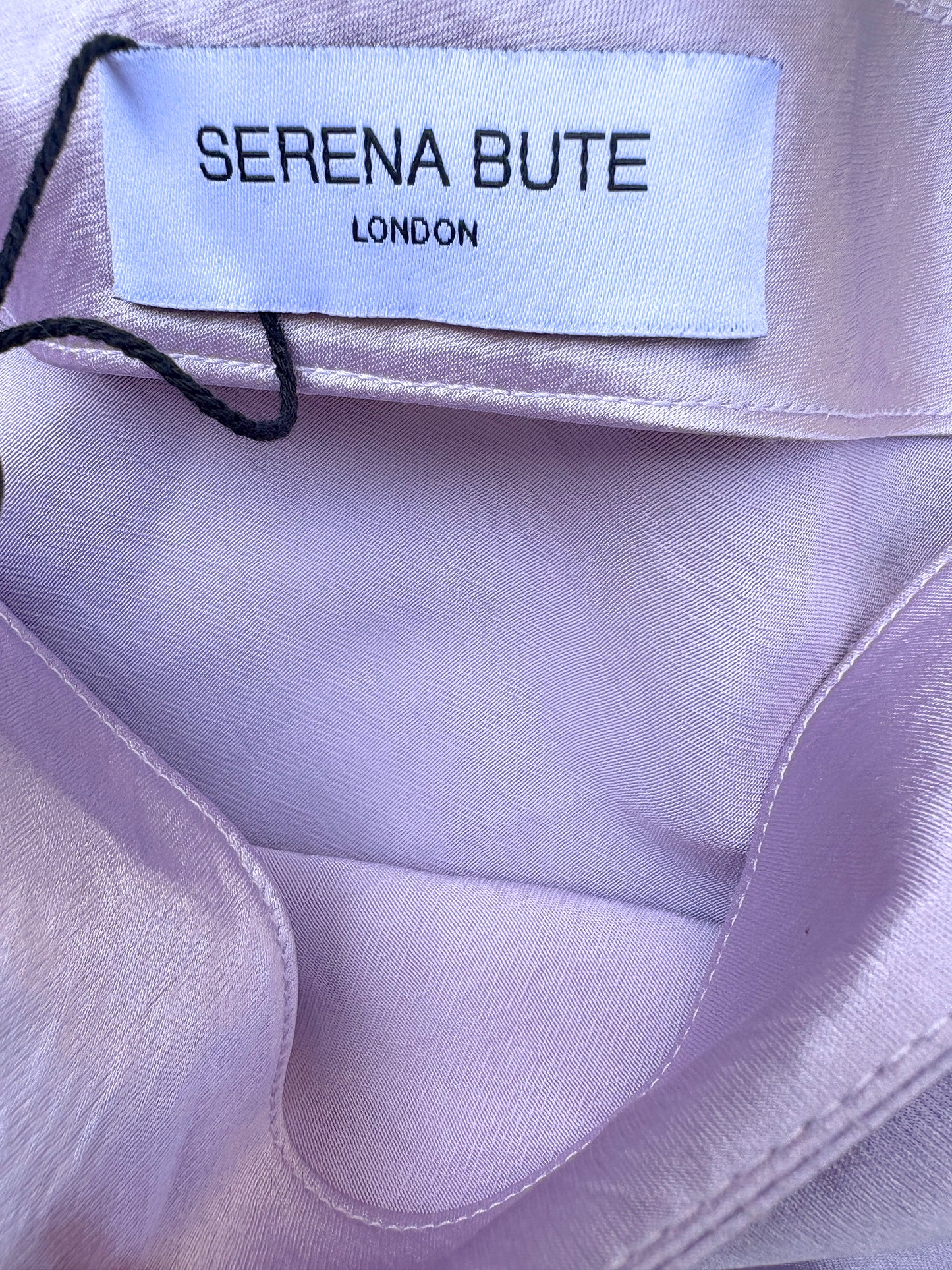 Serena Bute Lilac Flare Bias Maxi Skirt UK 12