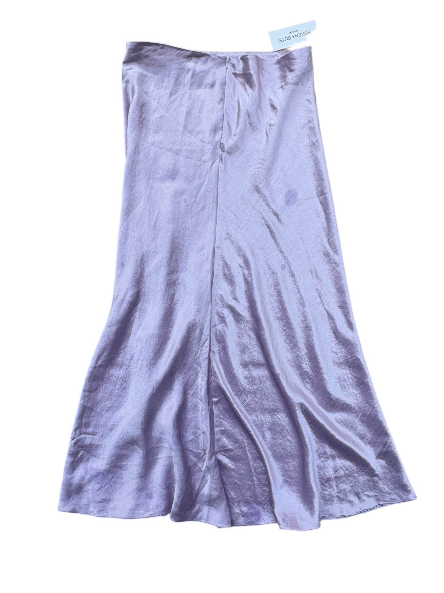 Serena Bute Lilac Flare Bias Maxi Skirt UK 12