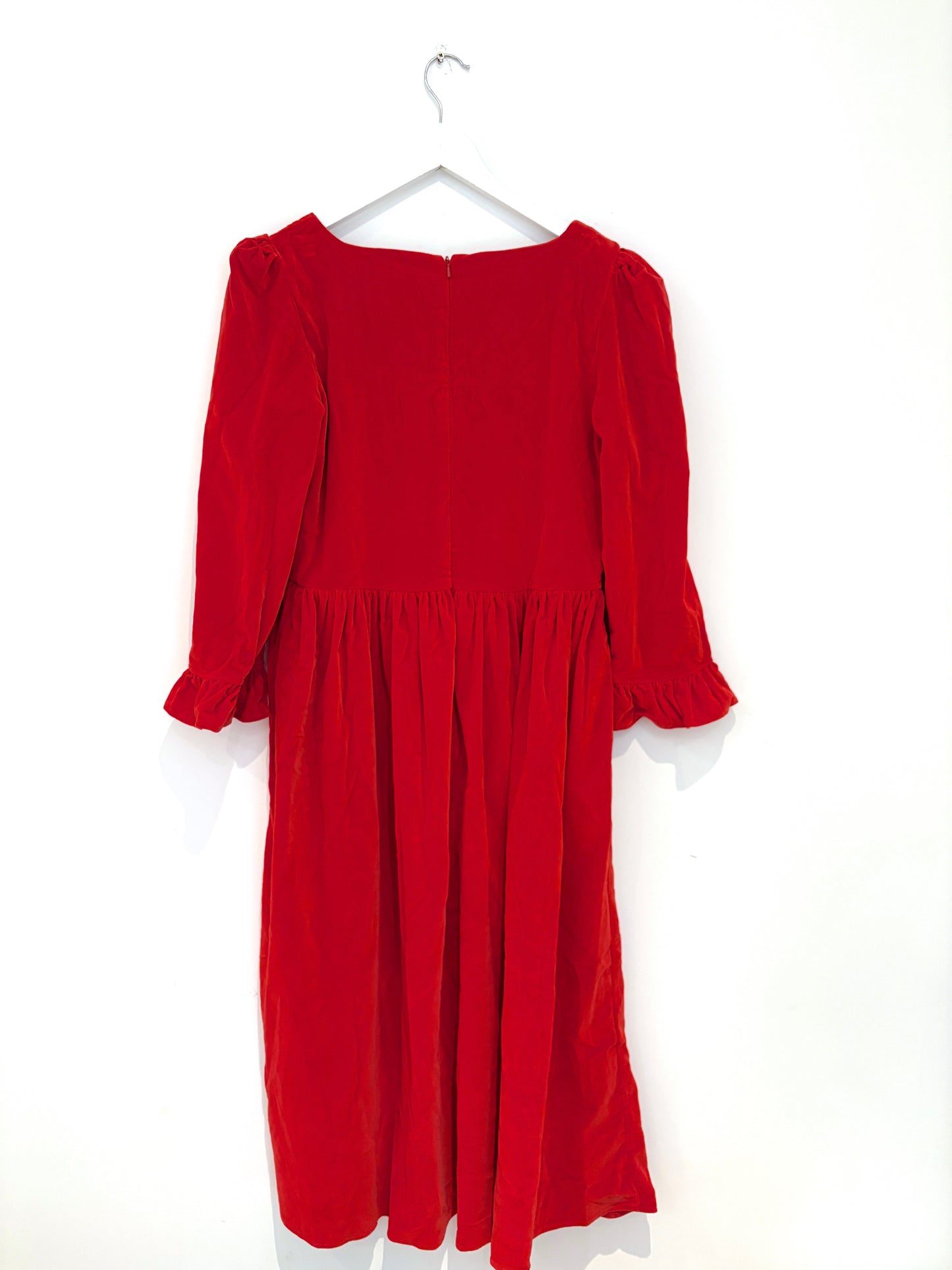 Coco Conran Red Velvet Dress L