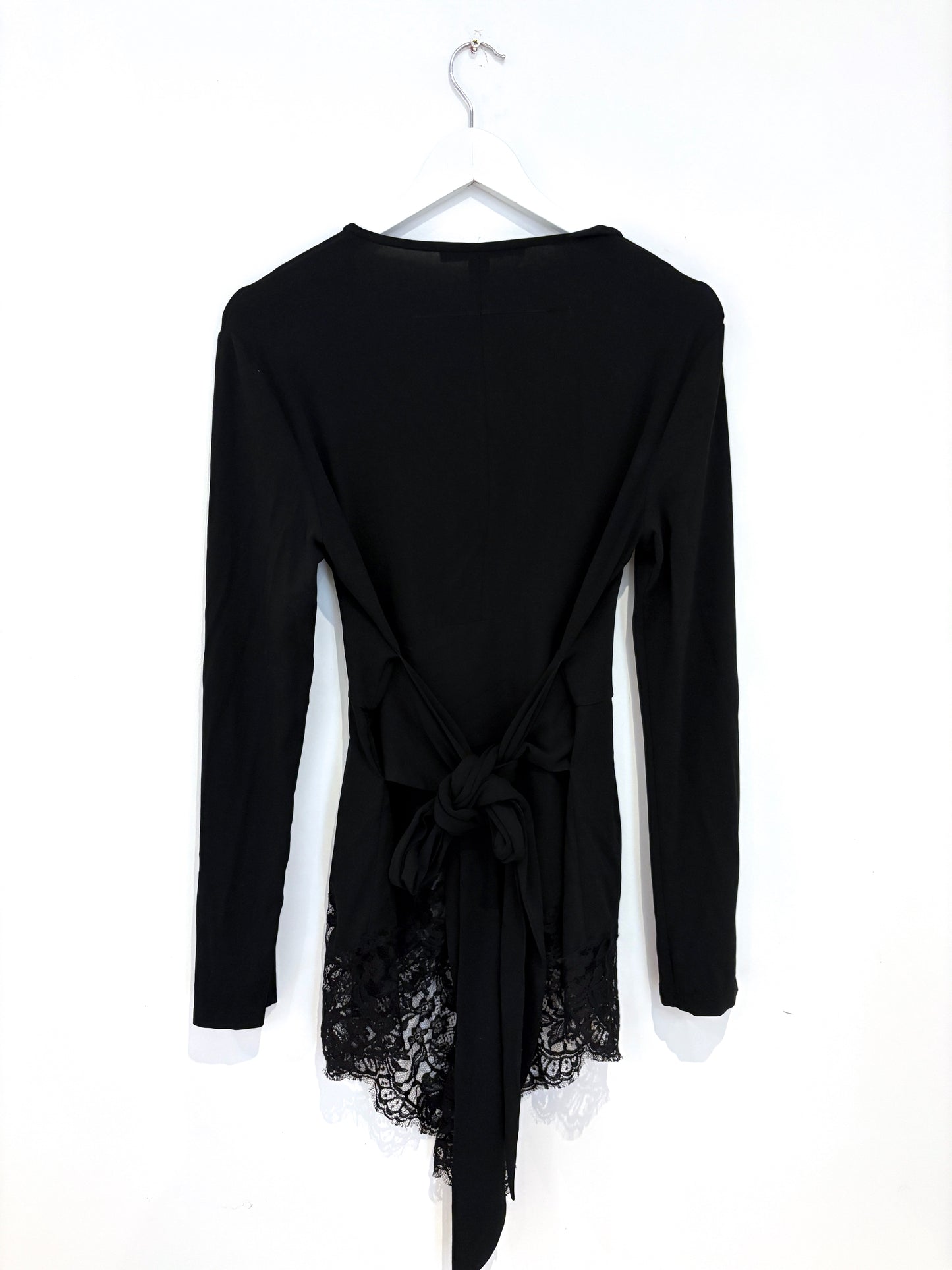 Givenchy Black Lace Top UK 10