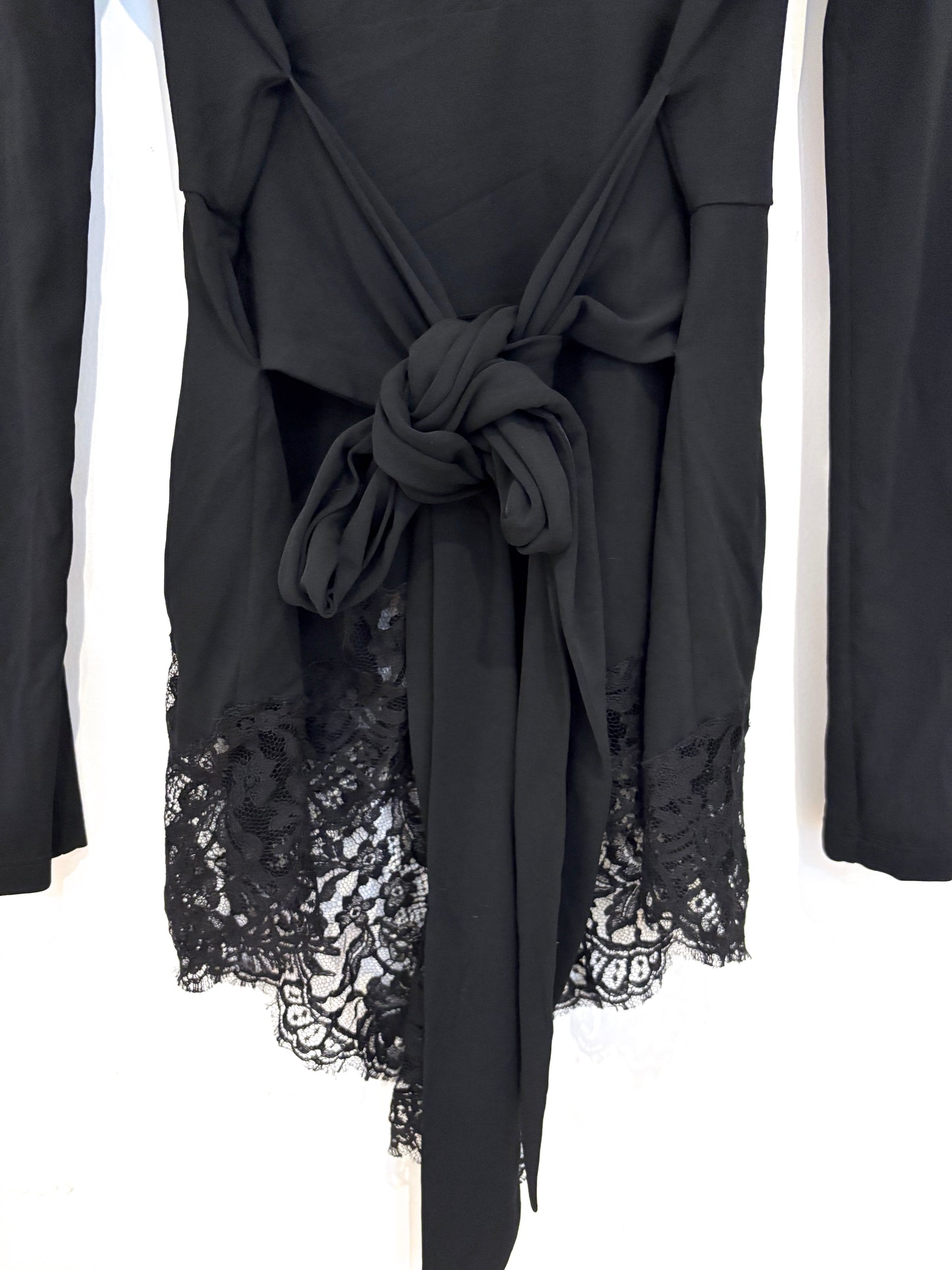 Givenchy Black Lace Top UK 10