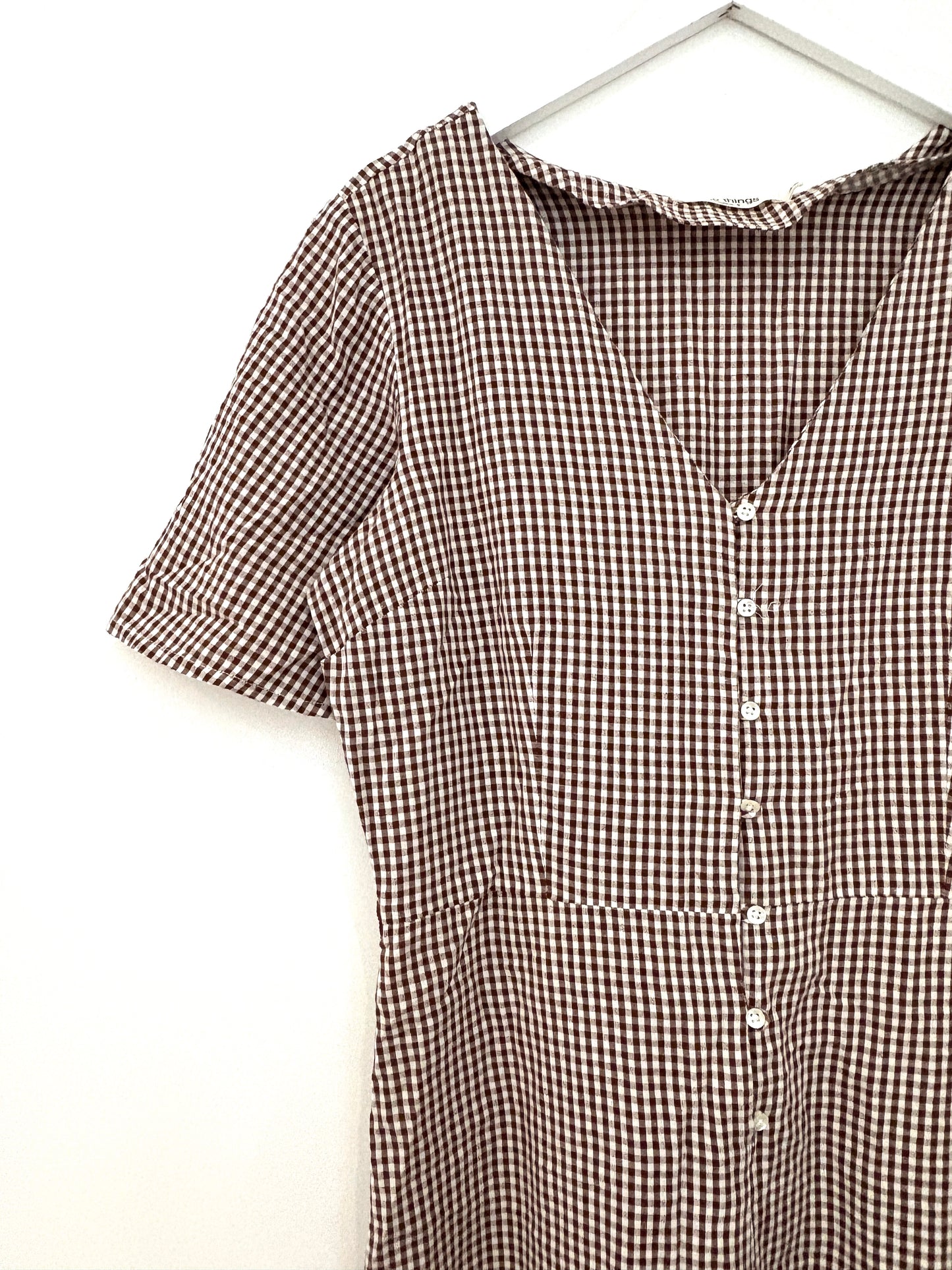 Nice Things Gingham Jumpsuit UK 14