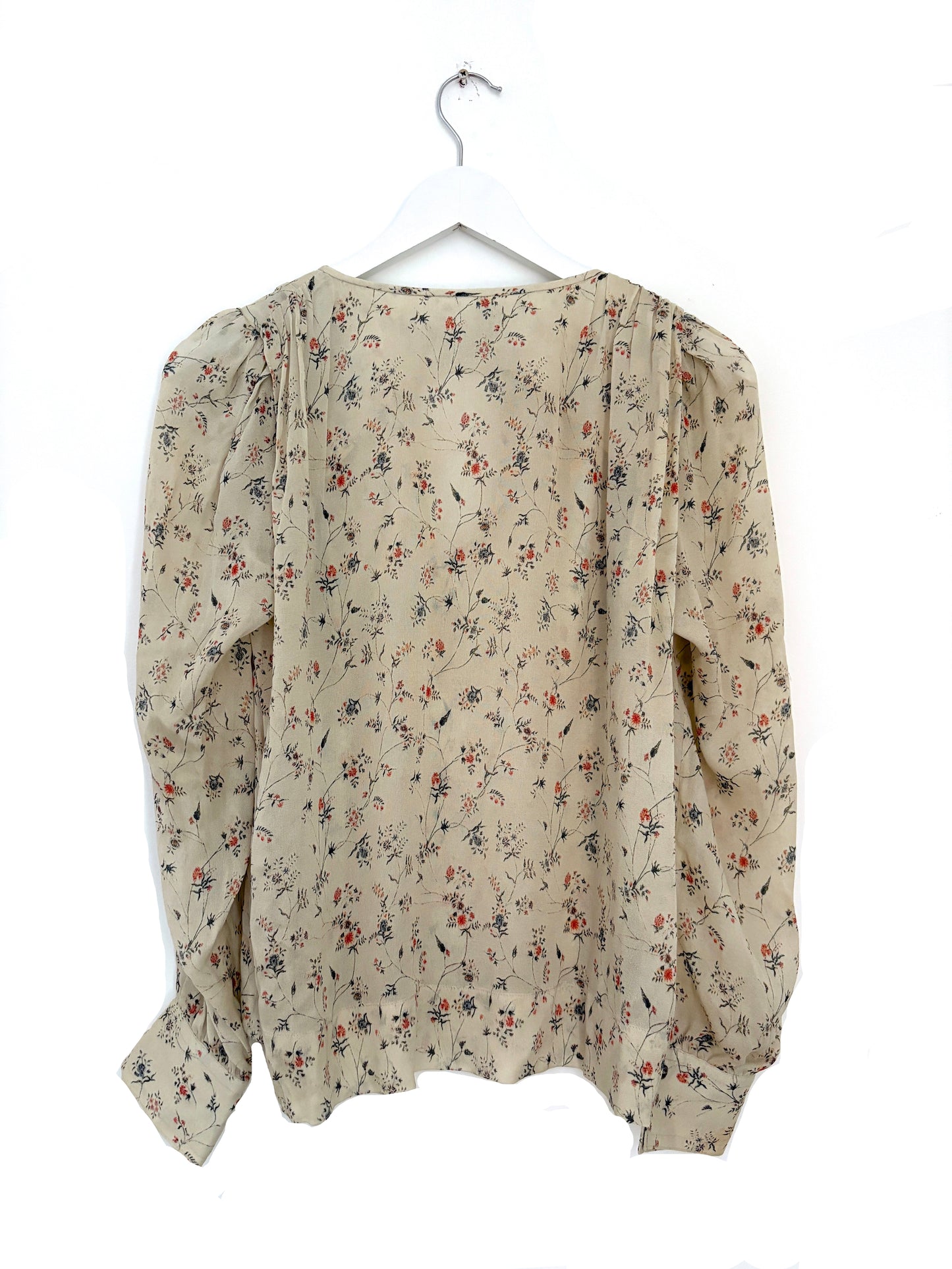 Isabel Marant Floral Silk Blouse UK 8
