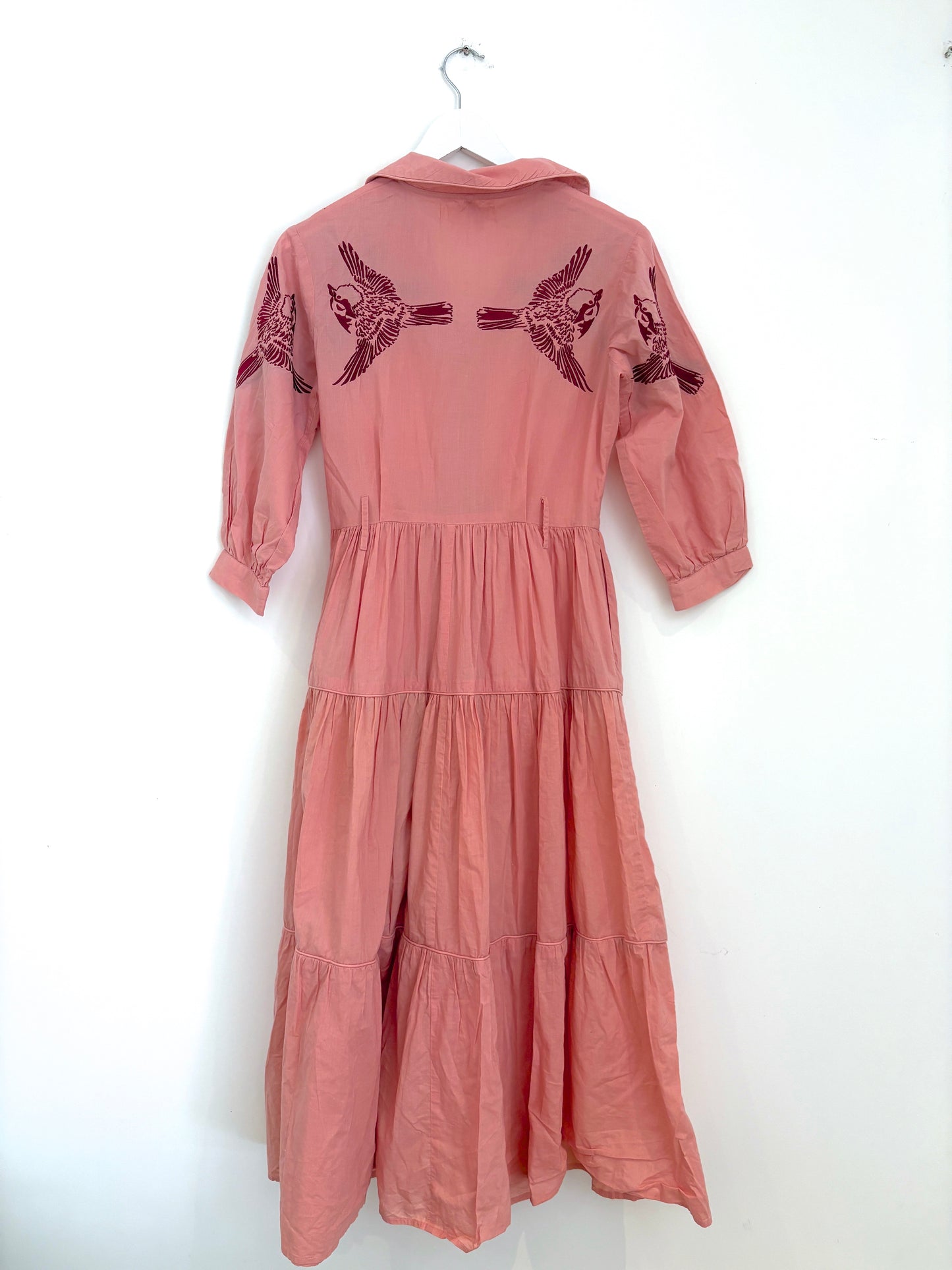 Tallulah & Hope Pink Cotton Dress UK 6