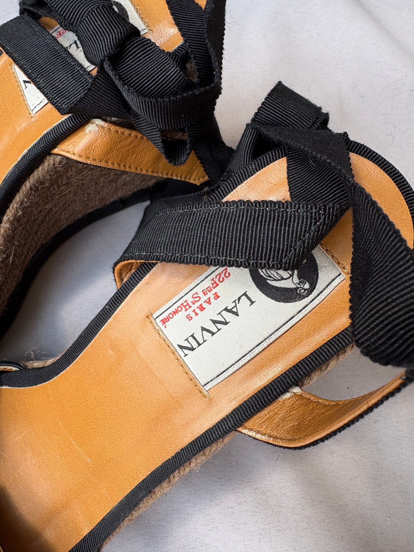 Lanvin Black Espadrilles UK 6