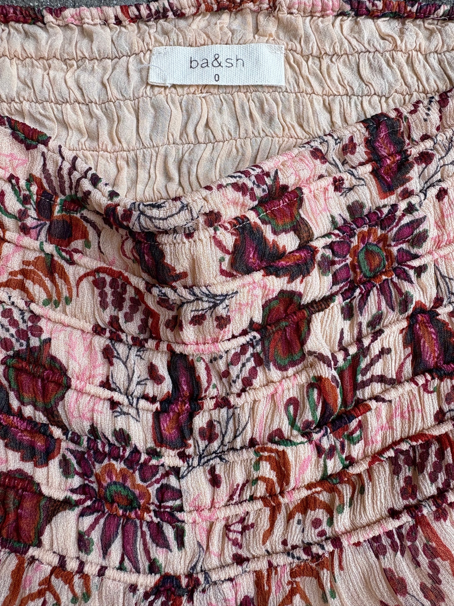 Ba&sh Printed Skirt UK 6