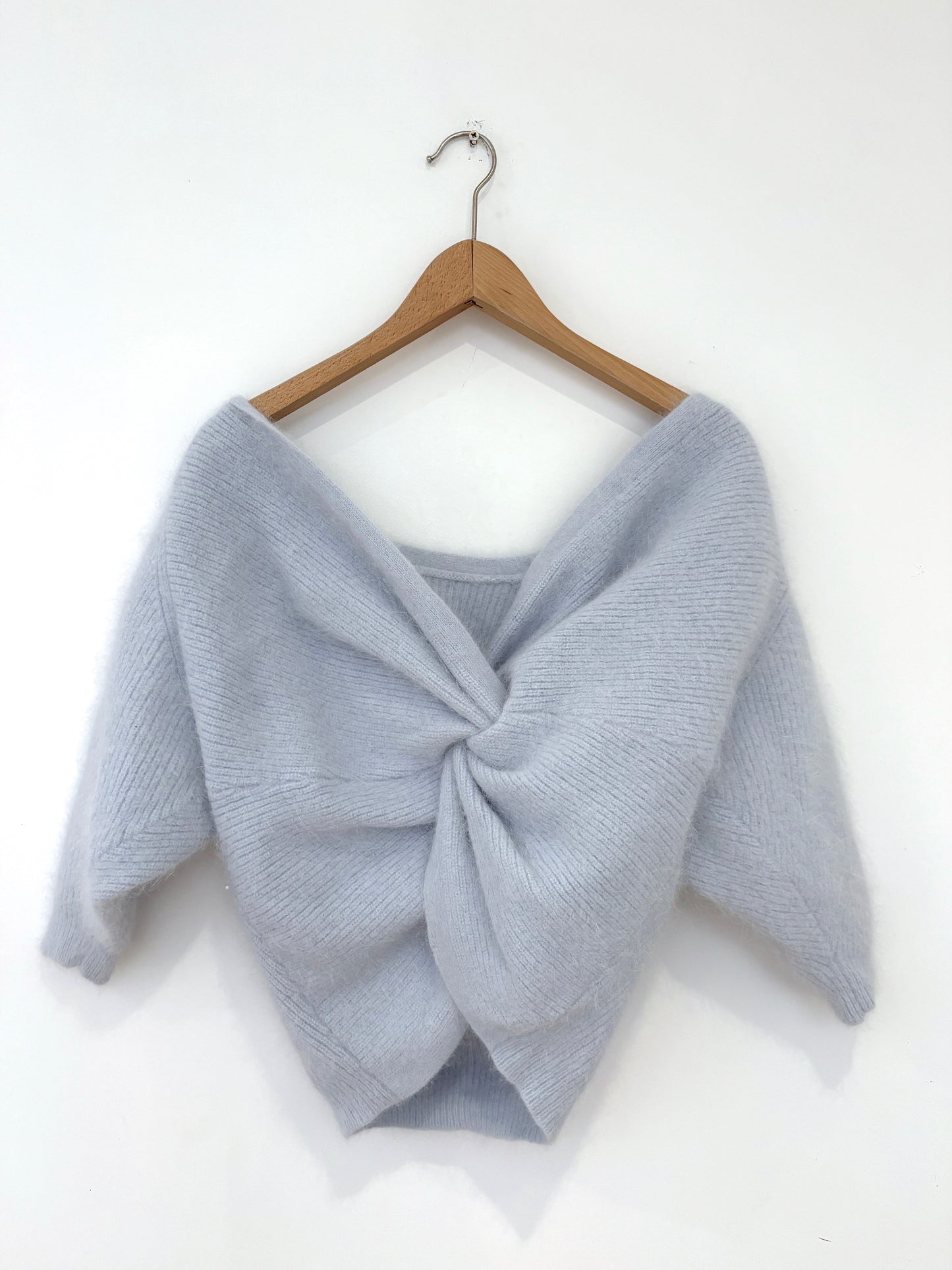 Ba&sh Blue Angora Knit XS