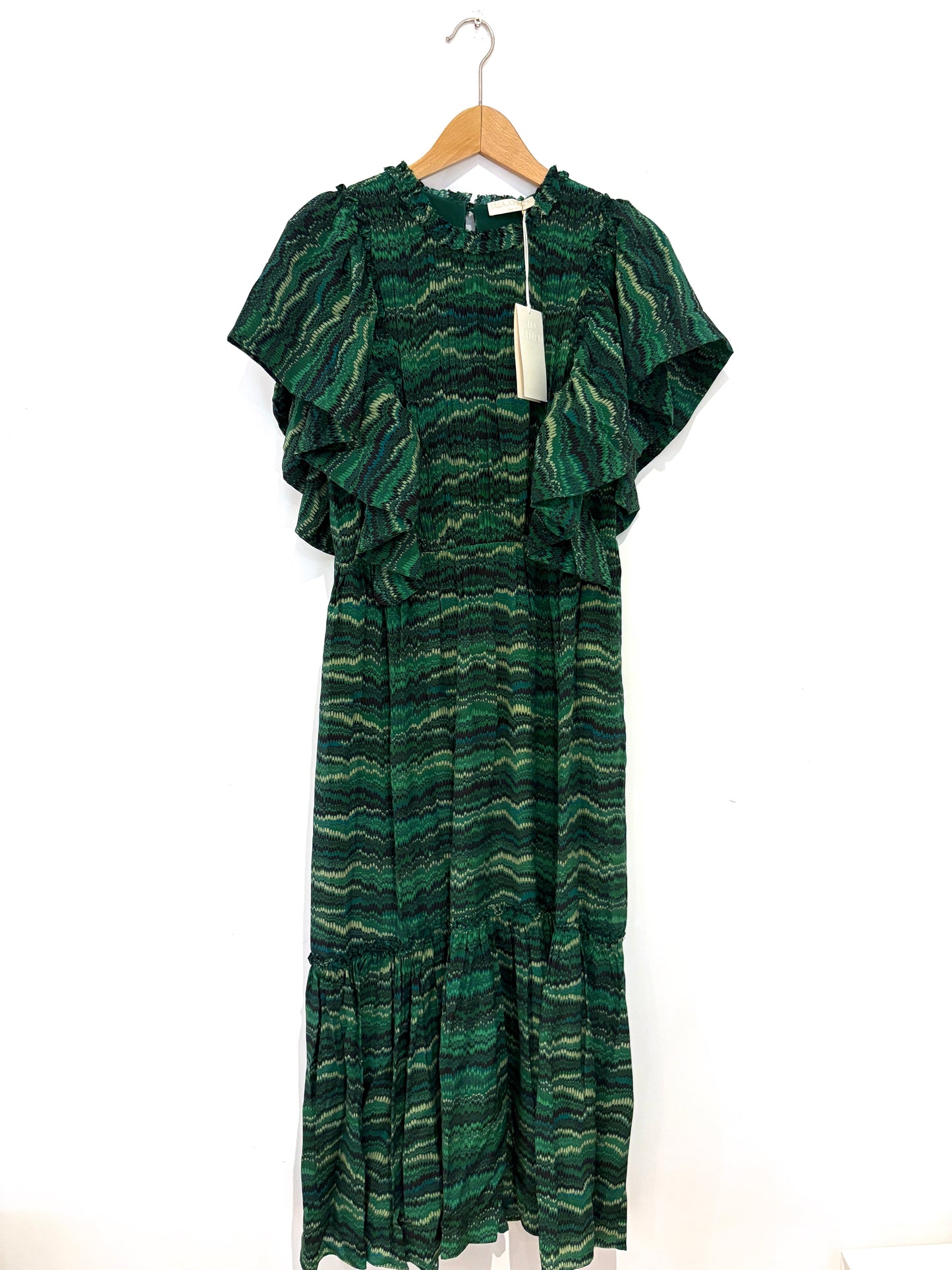 Ulla Johnson Green Print Dress