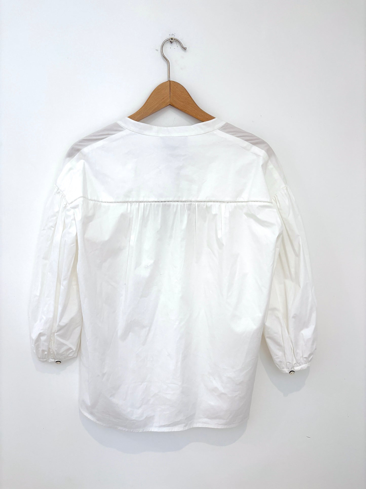 New with Tags Saloni White Cotton Blouse UK 6
