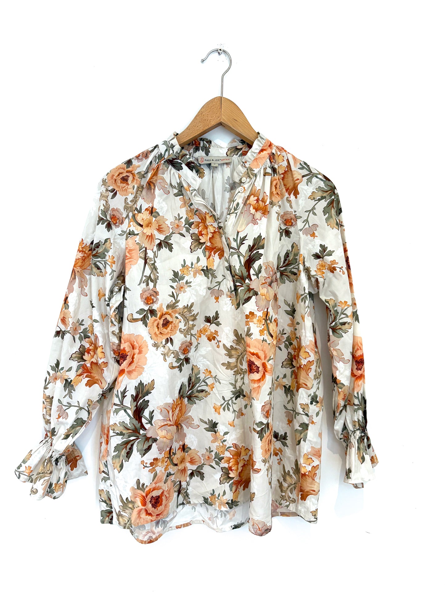 Paul & Joe Sister Floral Orange Blouse