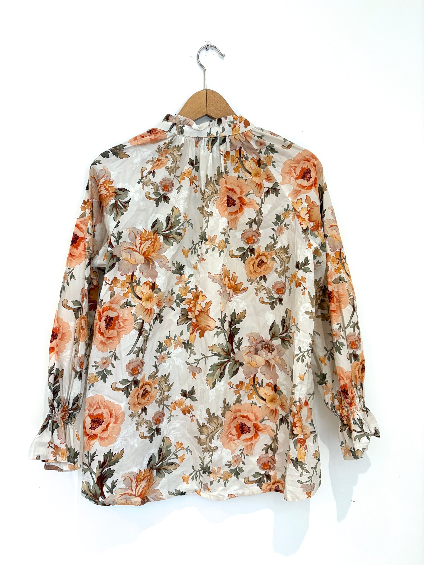 Paul & Joe Sister Floral Orange Blouse XXS