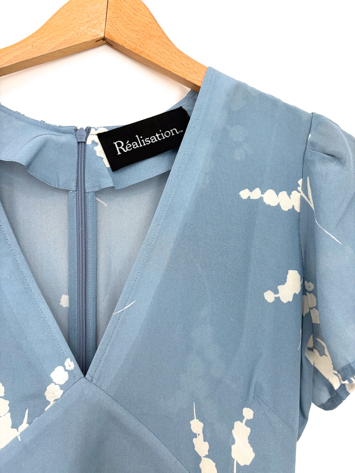 Realisation Par Blue Luella Print Dress M