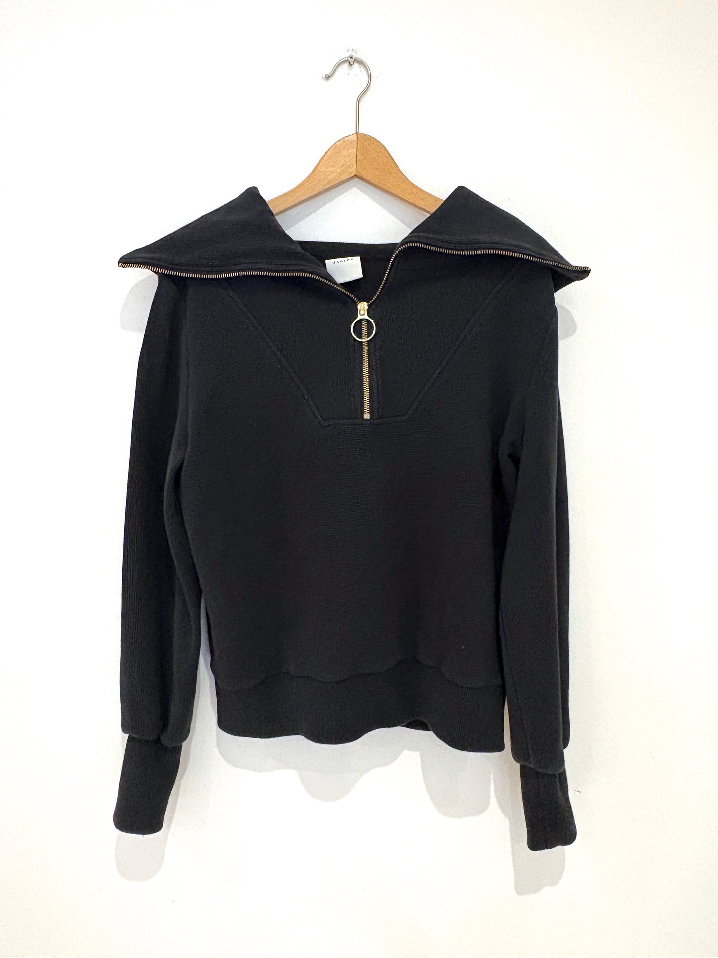 Varley Black Half Zip Jumper