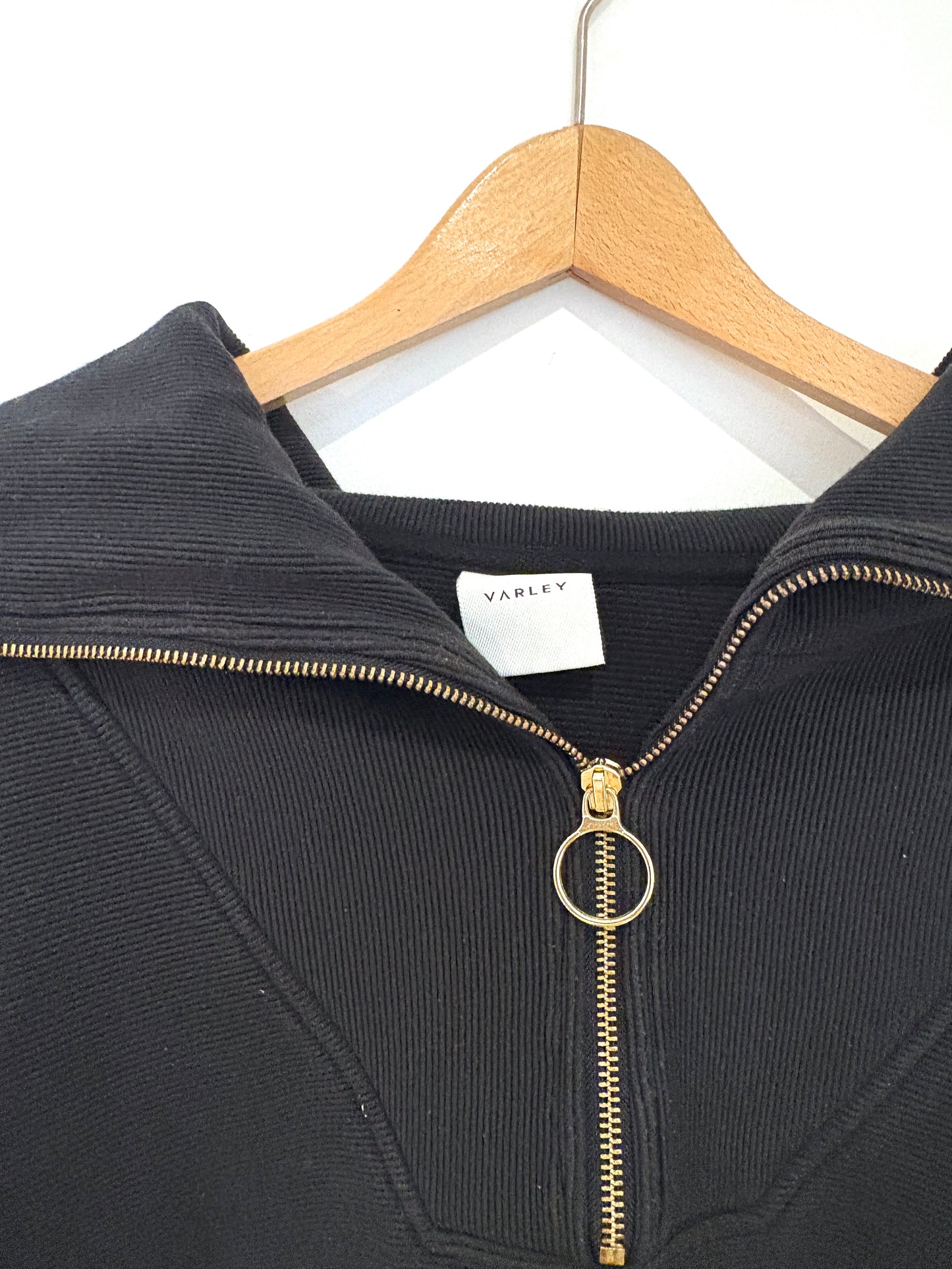 Varley Black Half Zip Jumper XS