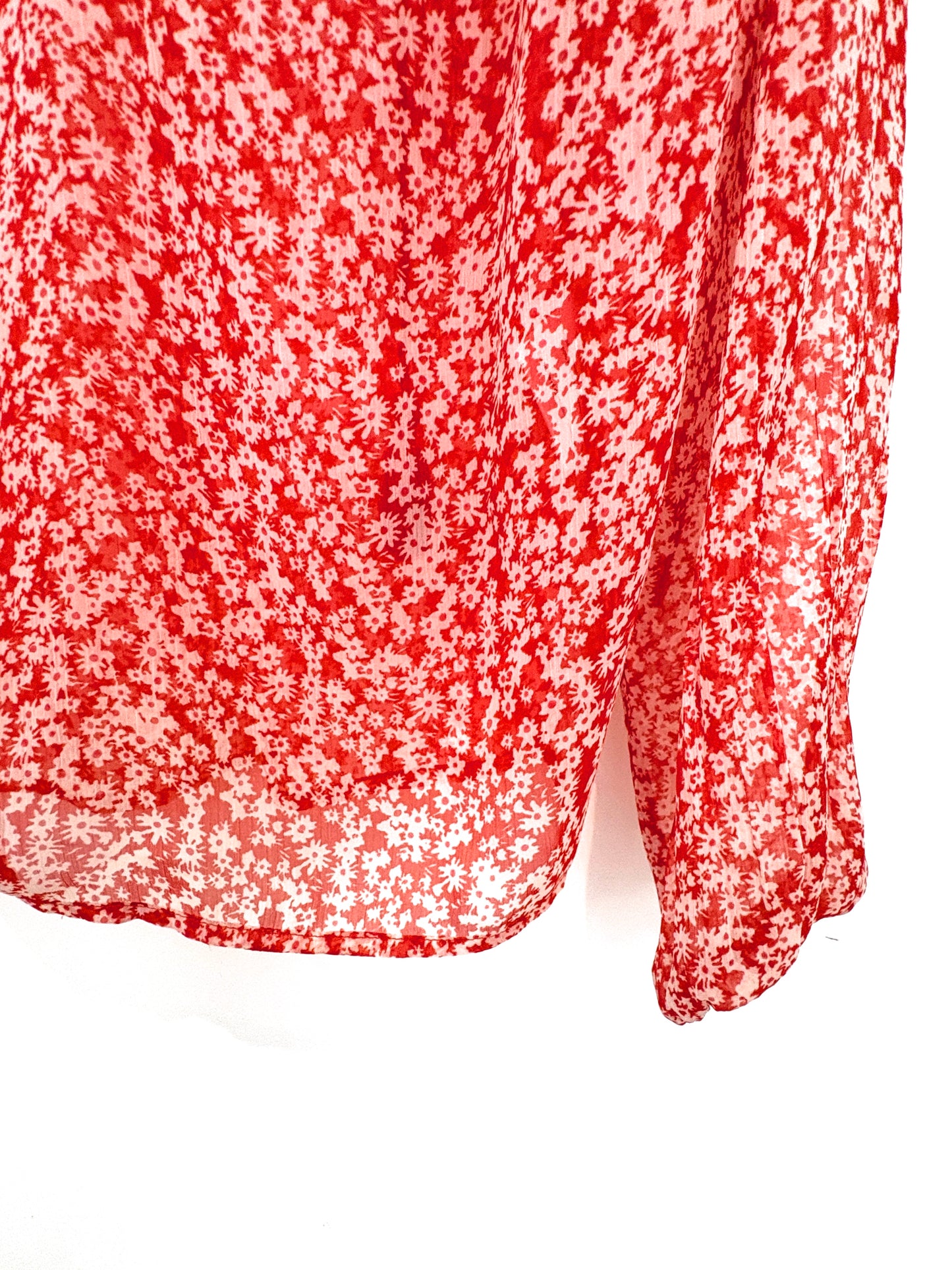 Sézane Alena Floral Blouse UK 8
