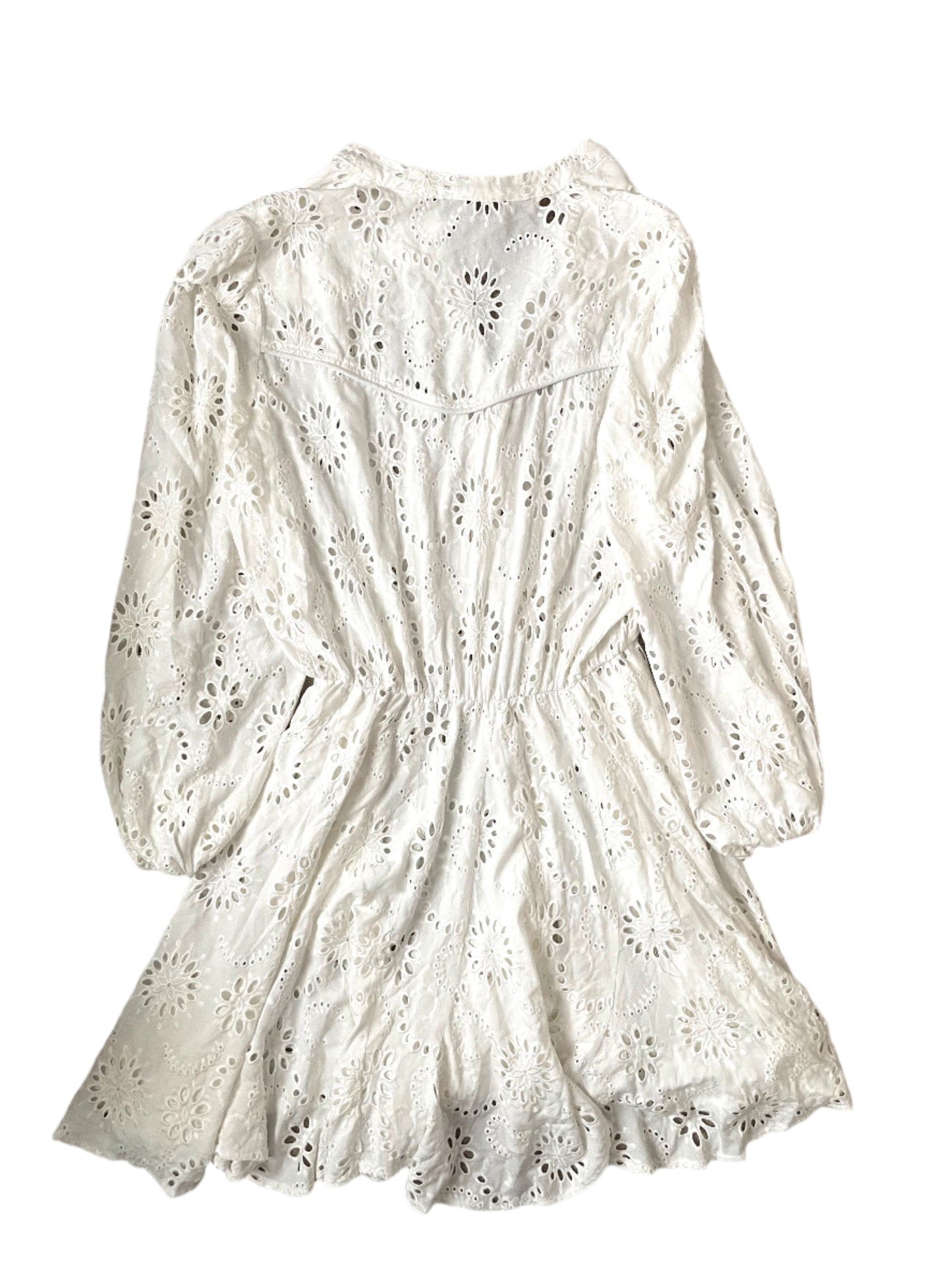 Maje Cotton Broderie Dress UK 12