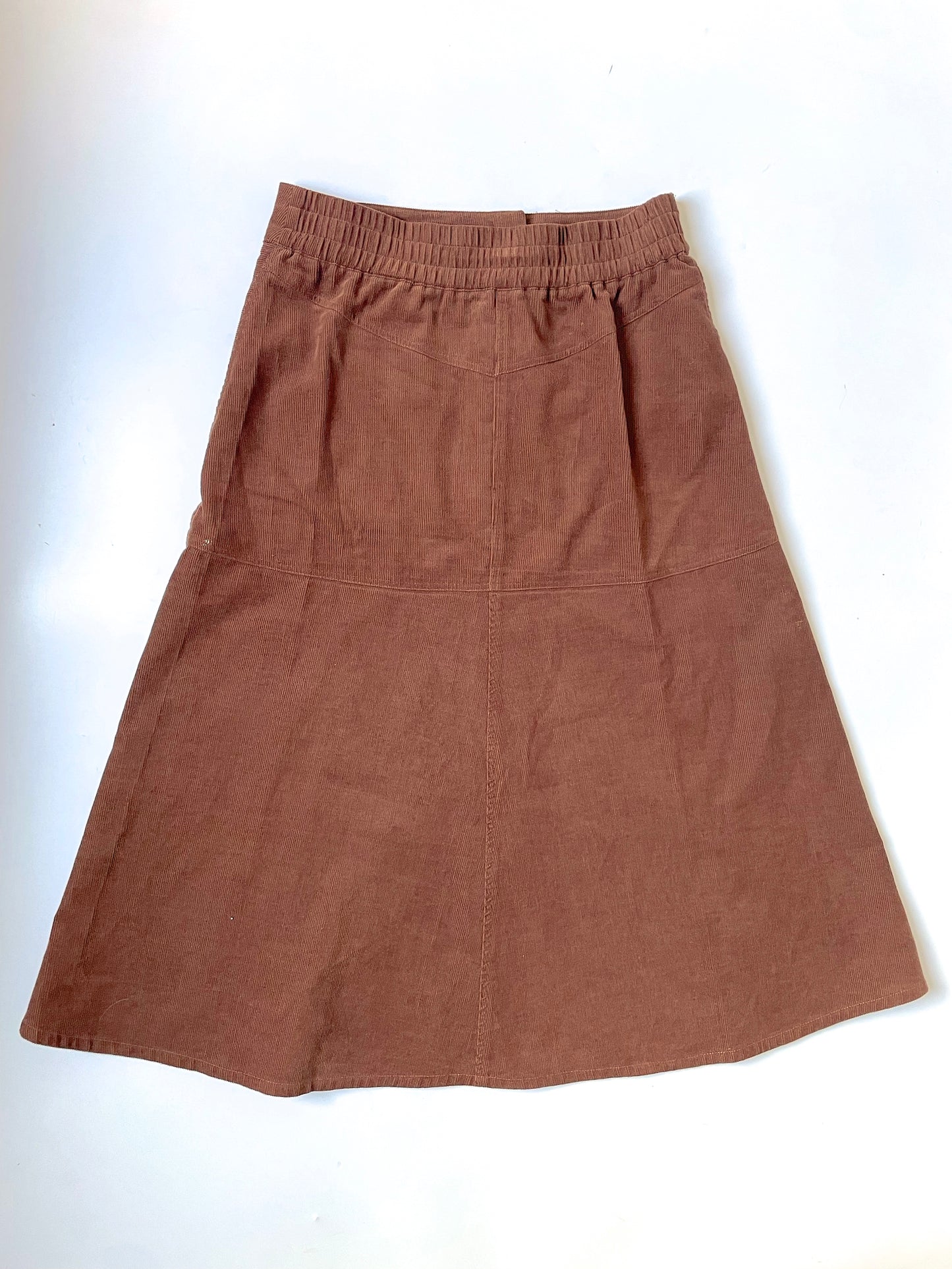 Me+Em Brown Cordoruy Skirt UK 8