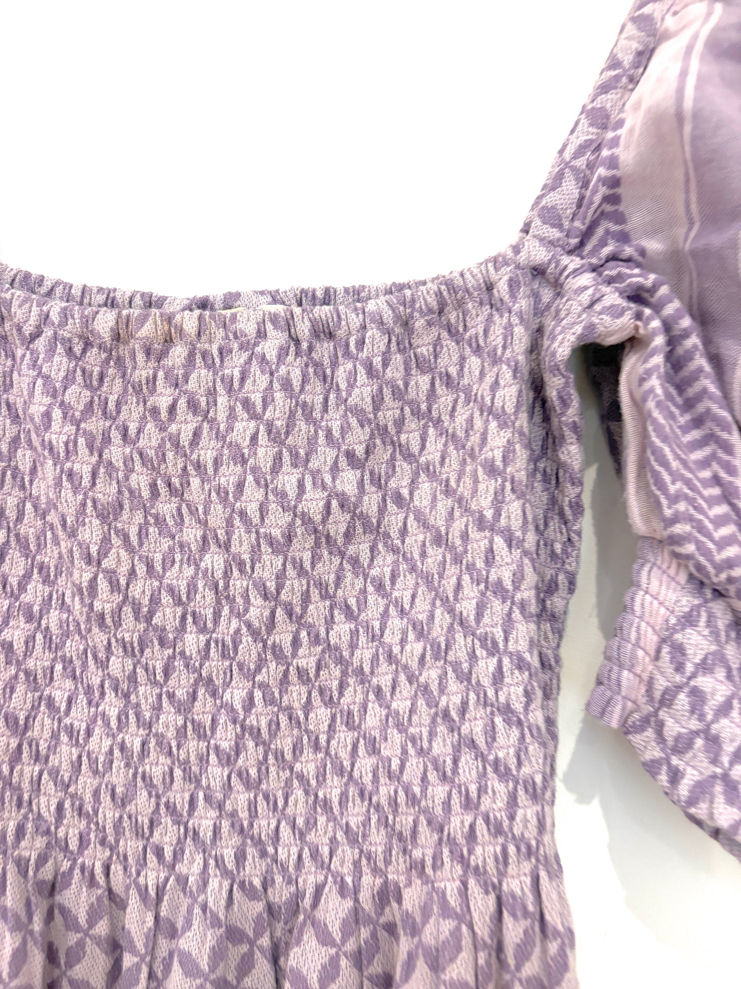 Summery Copenhagen Thea Purple Jacquard Dress S