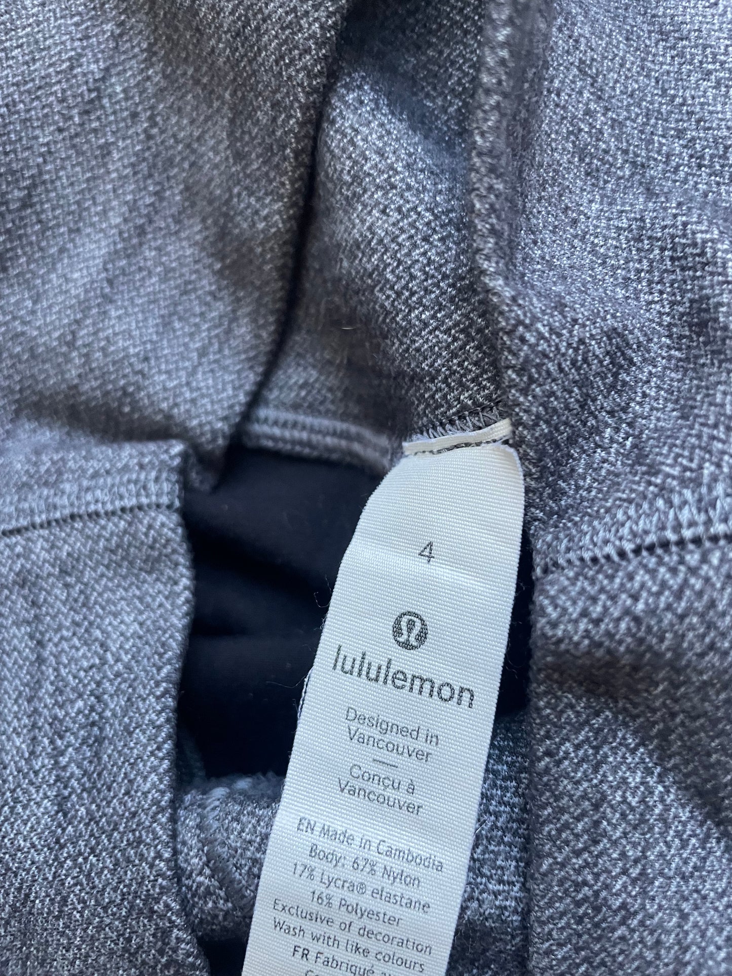 Lululemon Herringbone Leggings UK 8