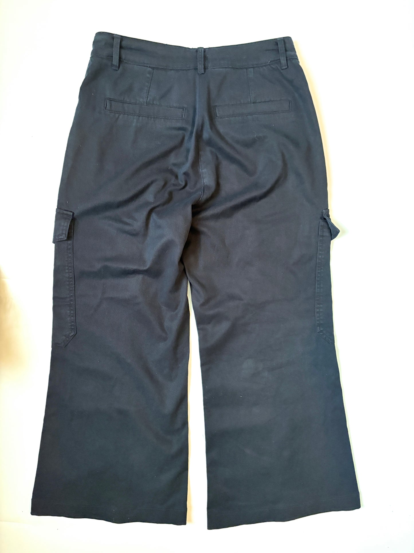 Me+Em Navy Cargo Trousers UK 14