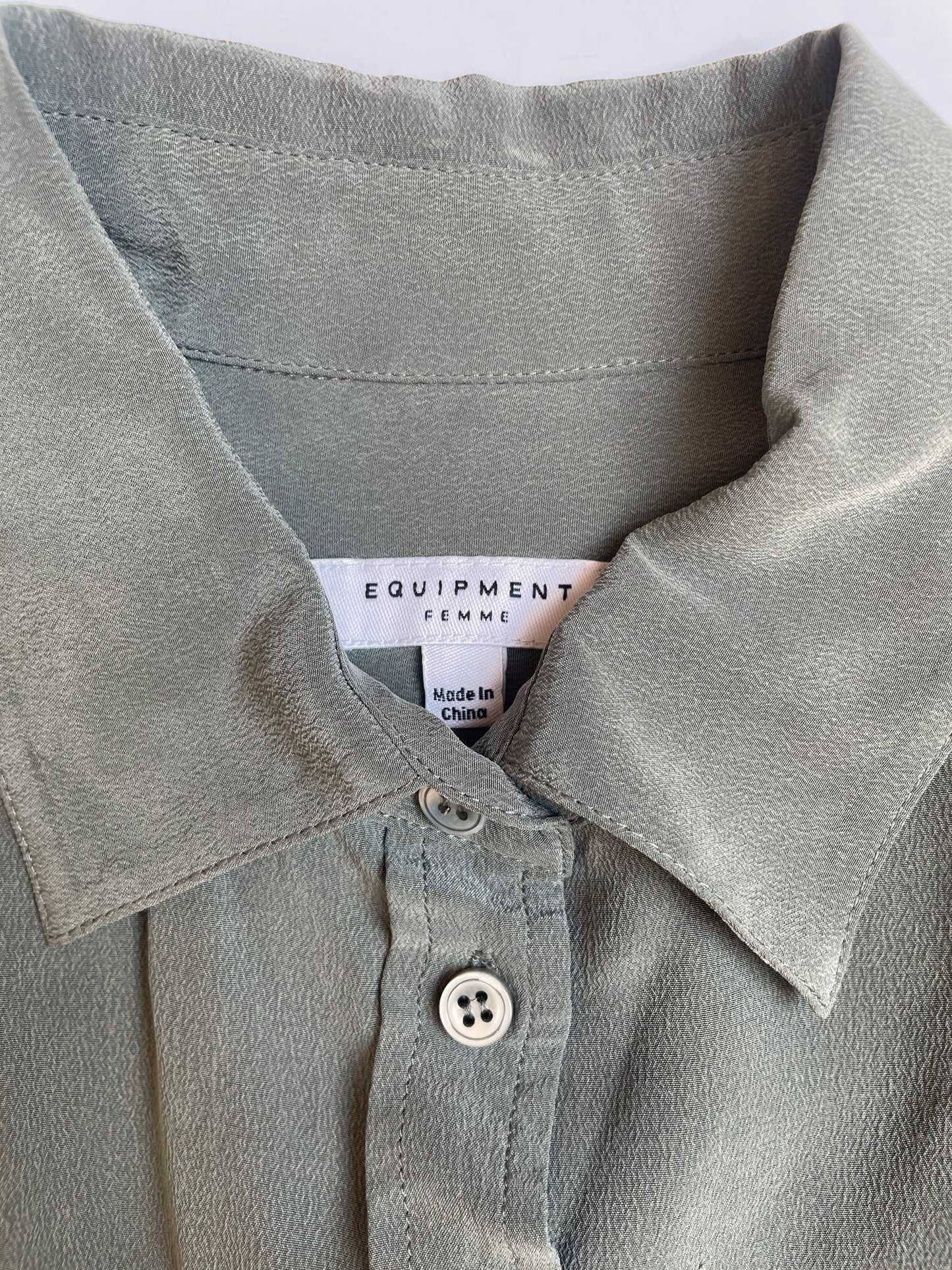 Equipment Silk Shirt XS