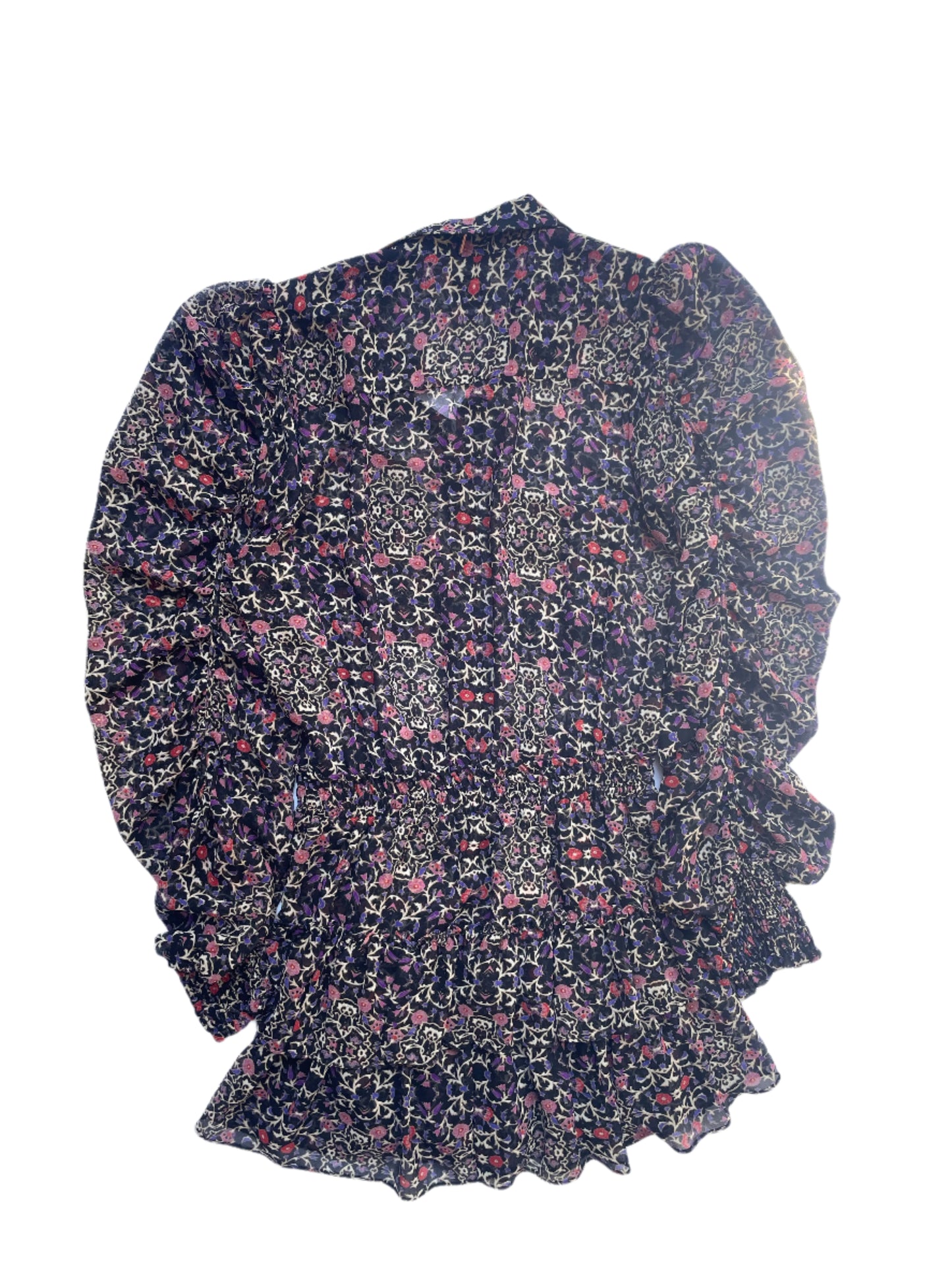 Misa Los Angeles Tiered Printed Mini Dress S