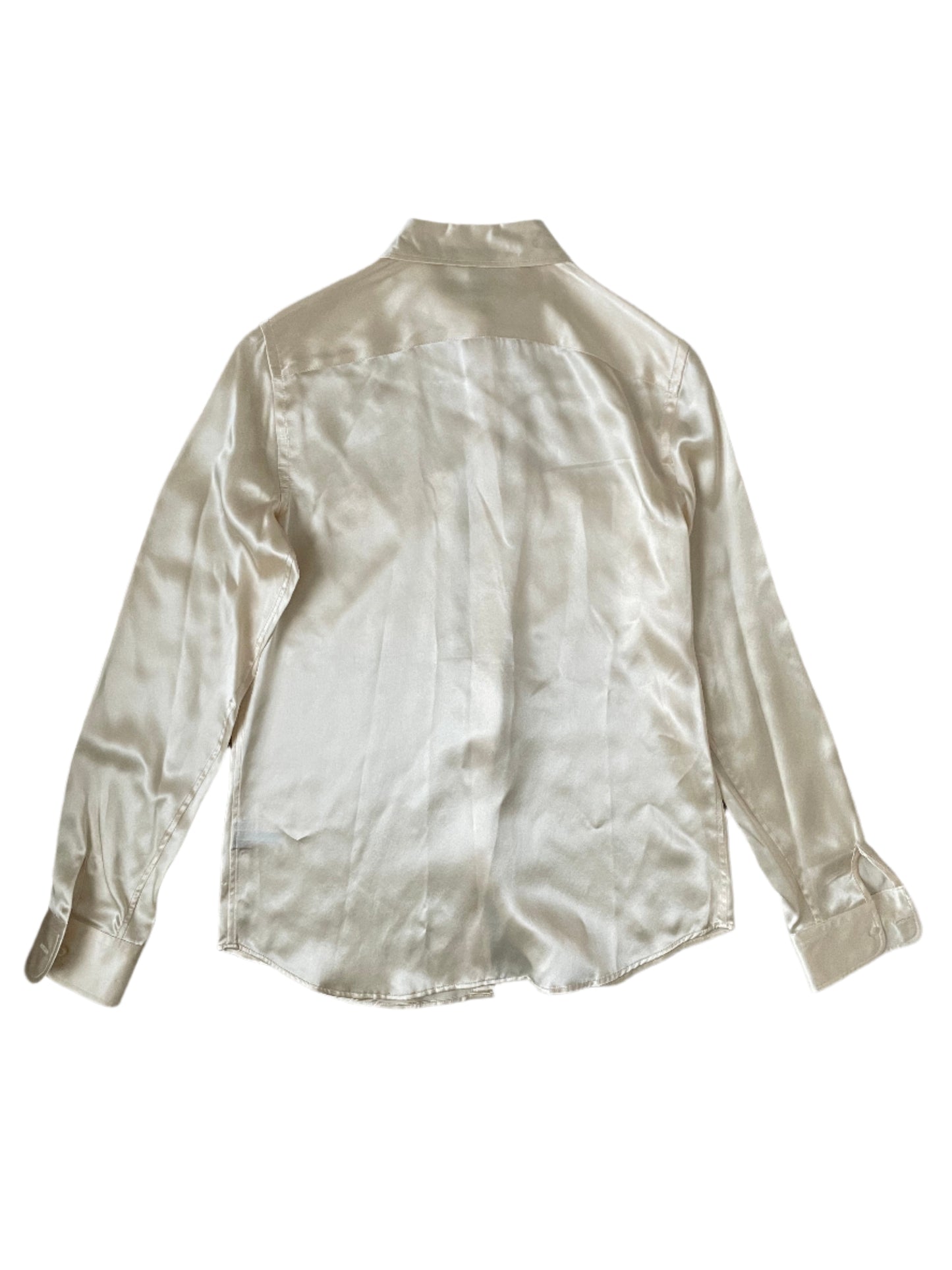 Lauren by Ralph Lauren Classic Satin Shirt S