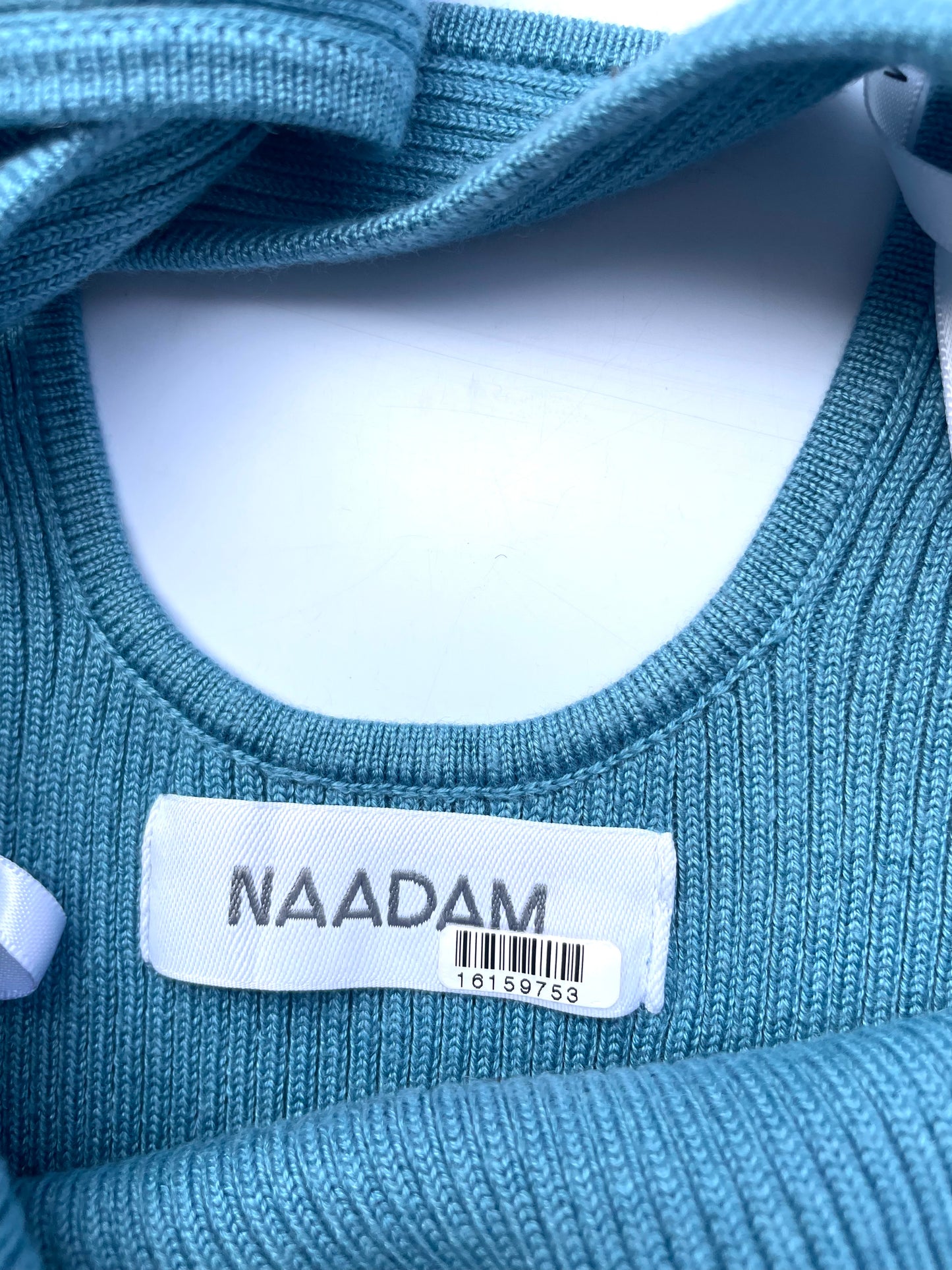 Naadam Blue Knit Midi Dress S