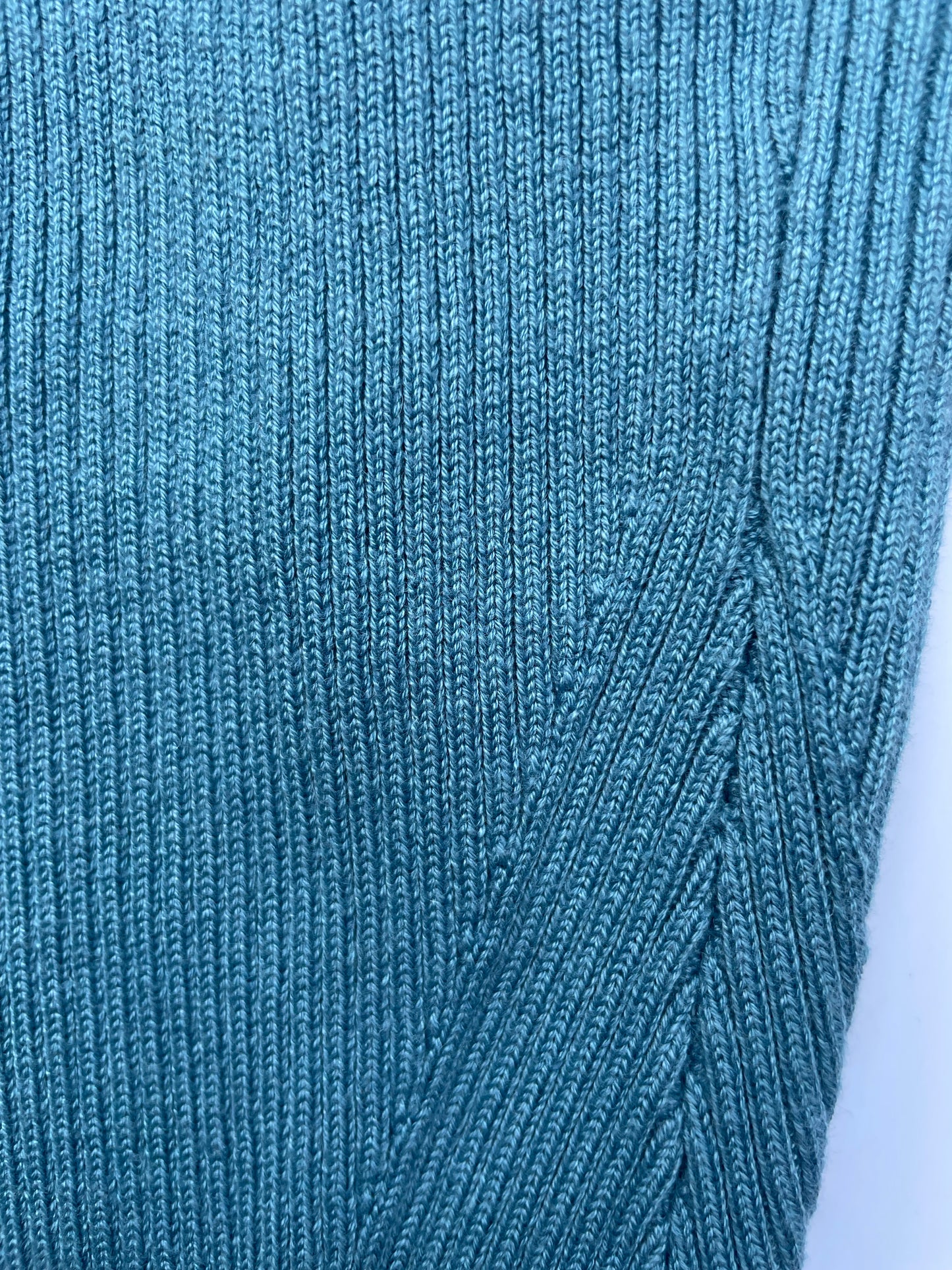 Naadam Blue Knit Midi Dress S