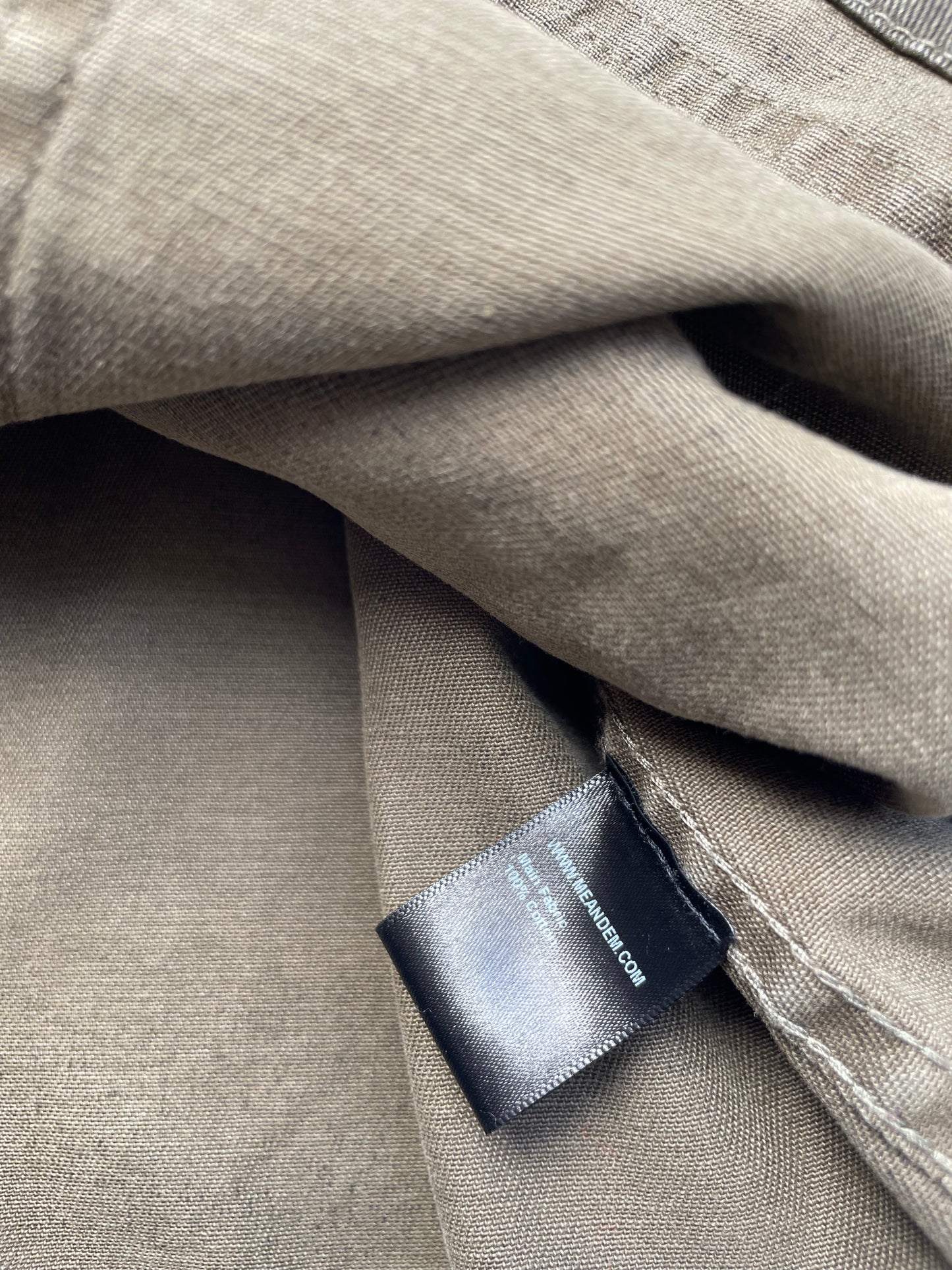 Me+Em Khaki Casual Drawstring Camouflage Jacket UK 14