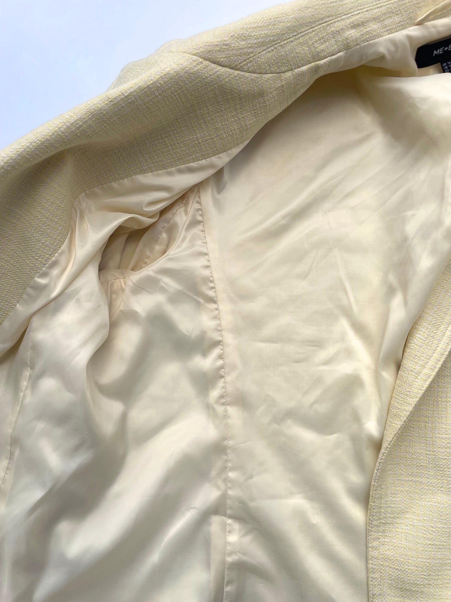 Me+Em Yellow Tweed Blazer UK 14