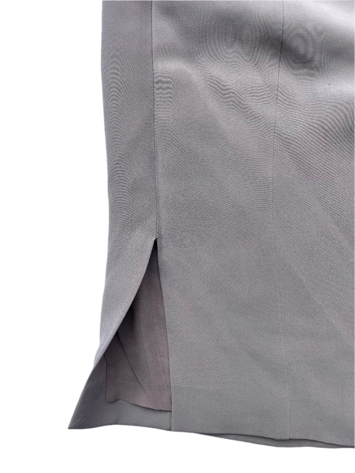 Giorgio Armani Grey Slit Skirt UK 8