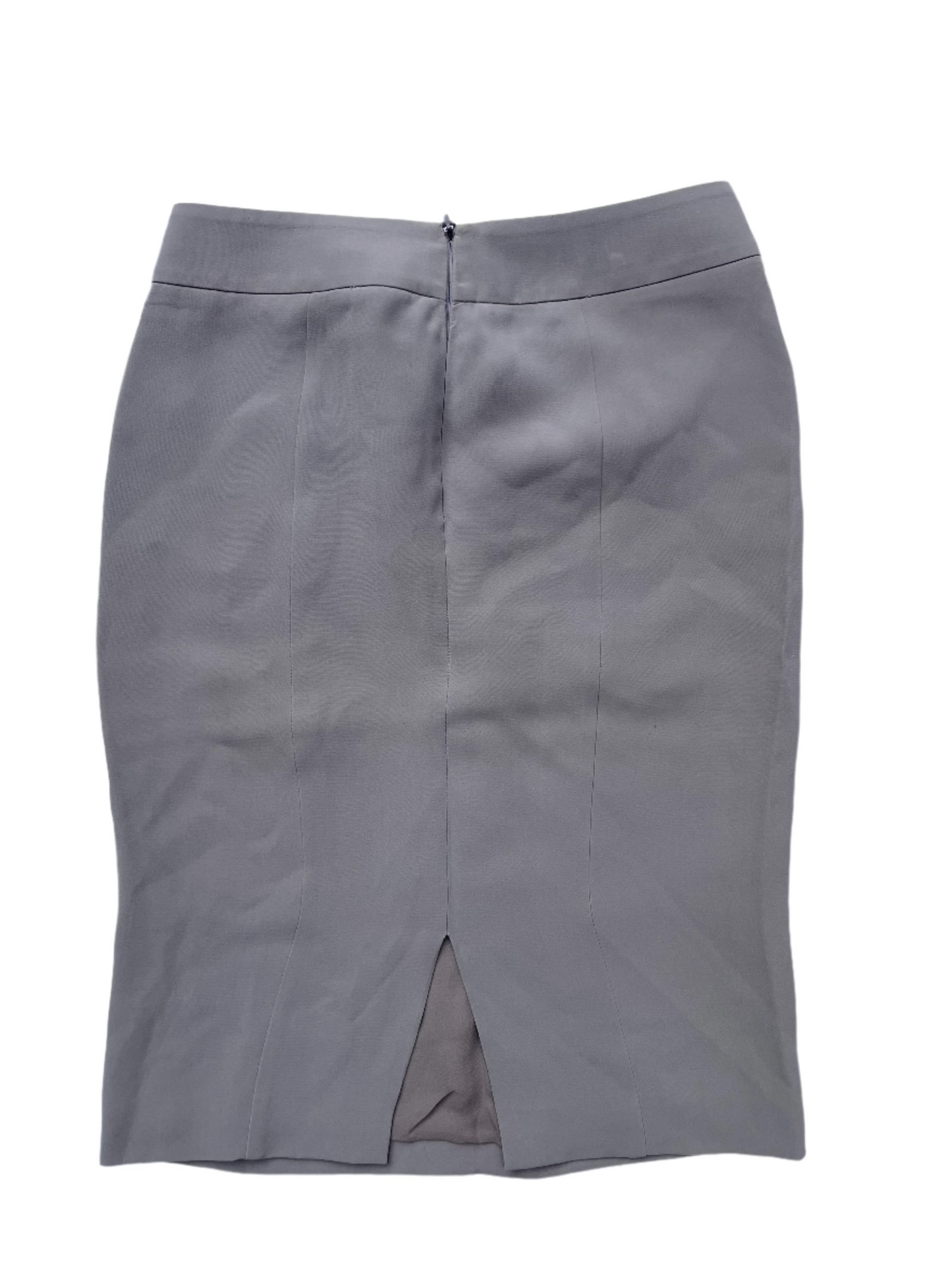 Giorgio Armani Grey Slit Skirt UK 8