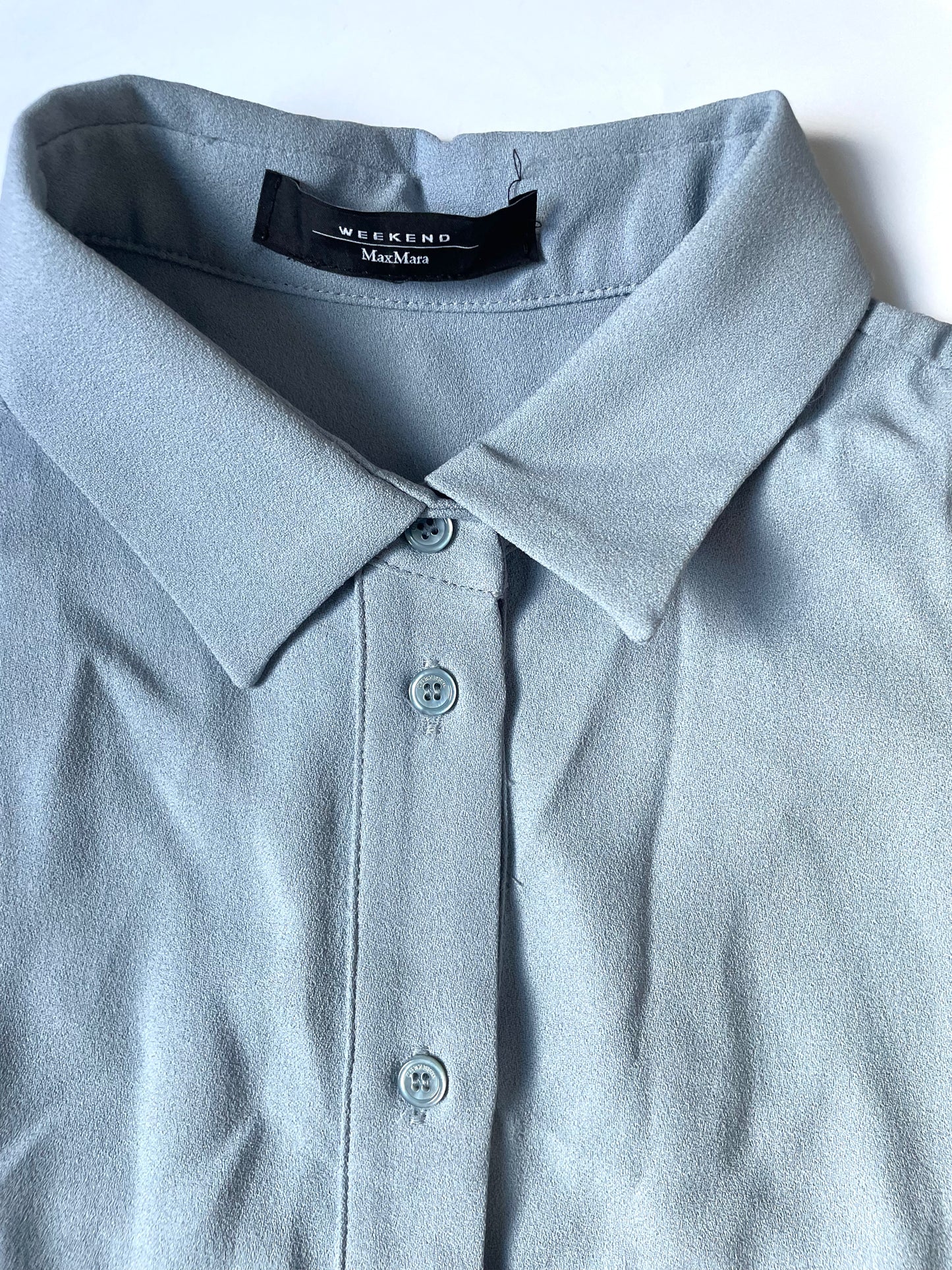 Weekend Max Mara Light Blue Crepe Dress S