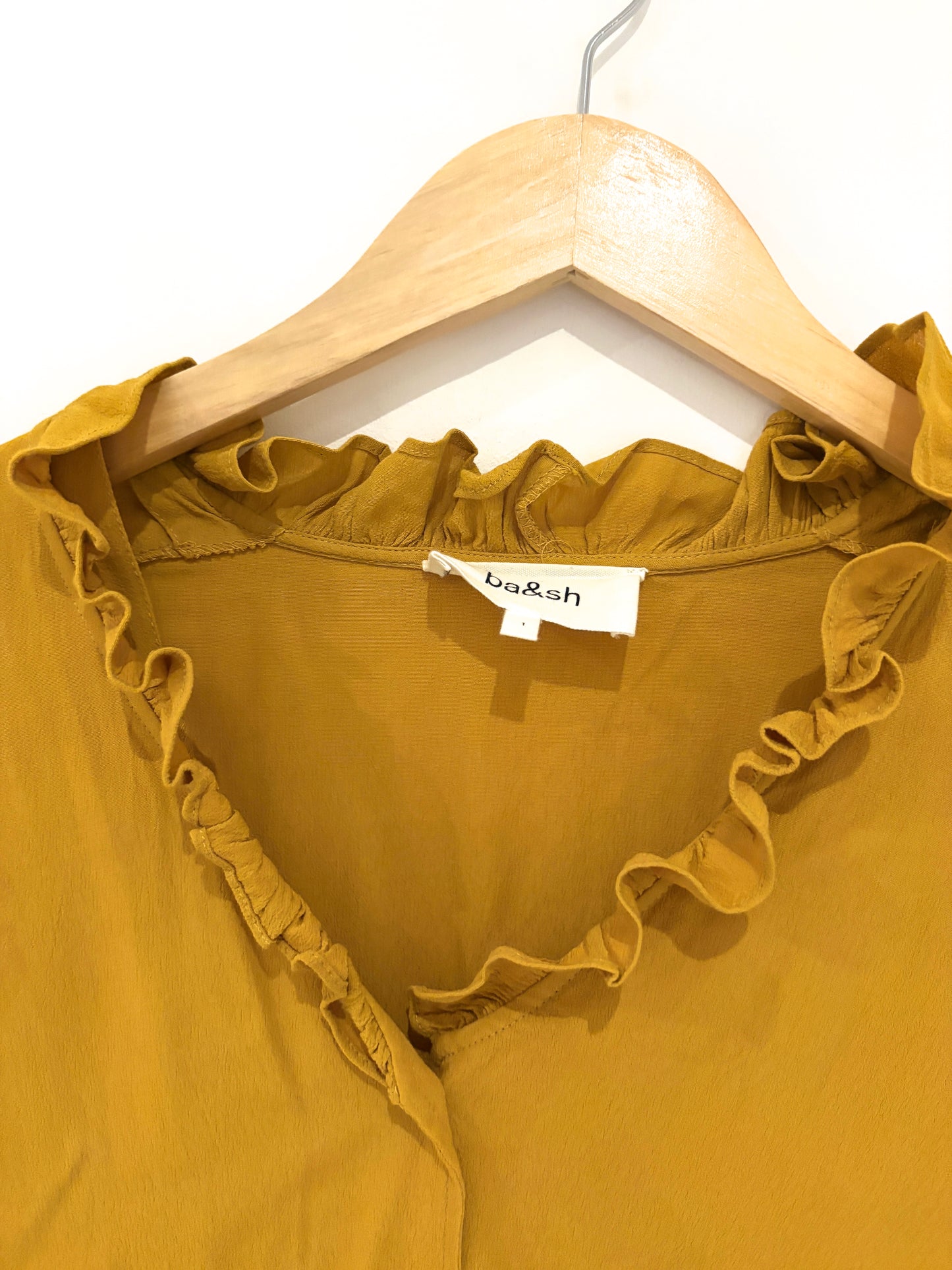 Ba&sh Yellow Shirt S